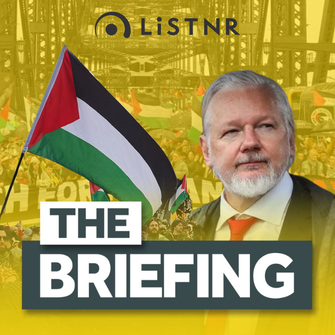 Julian Assange among record Gaza march + David Pocock on the big gas scam