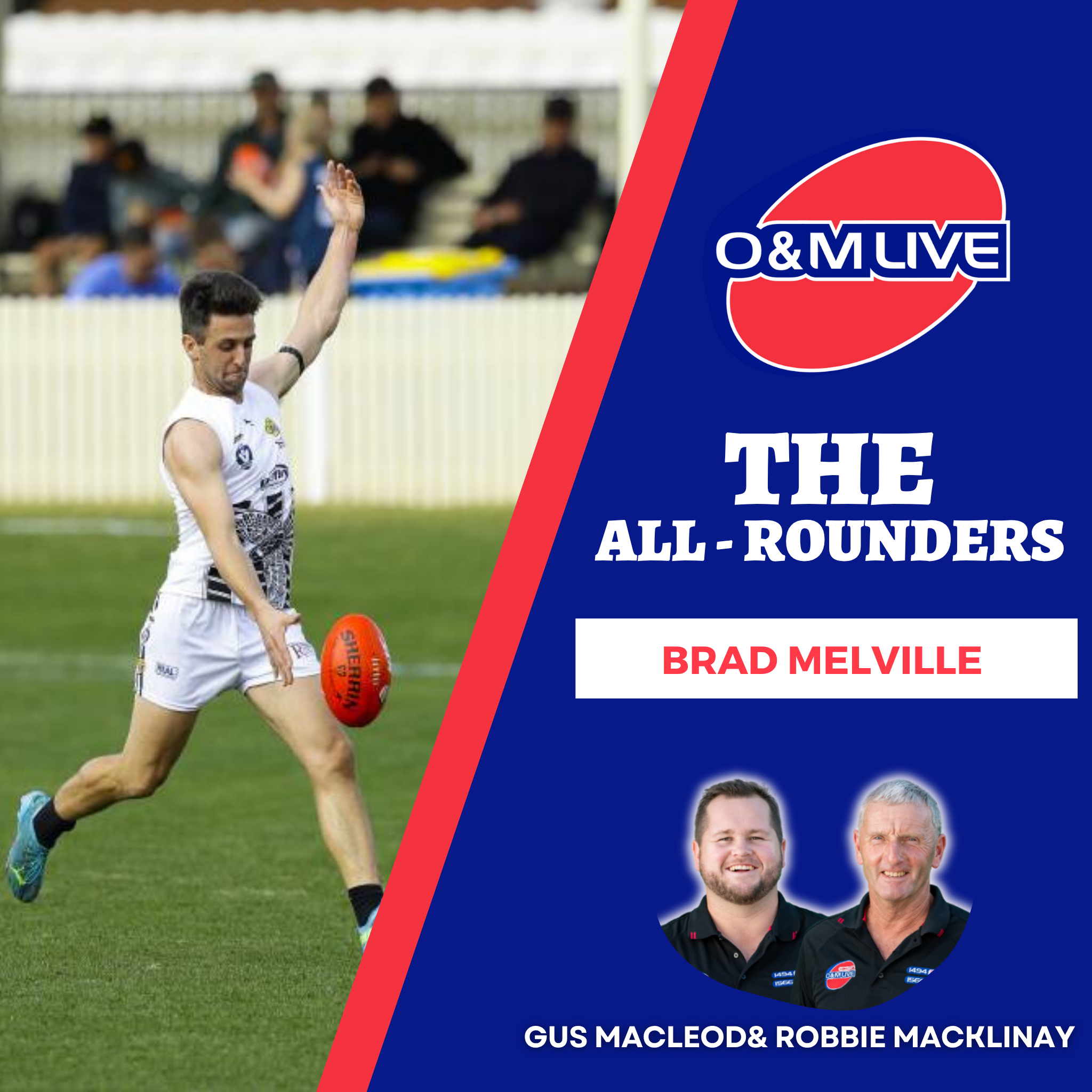 Brad Melville on The All Rounders episode artwork