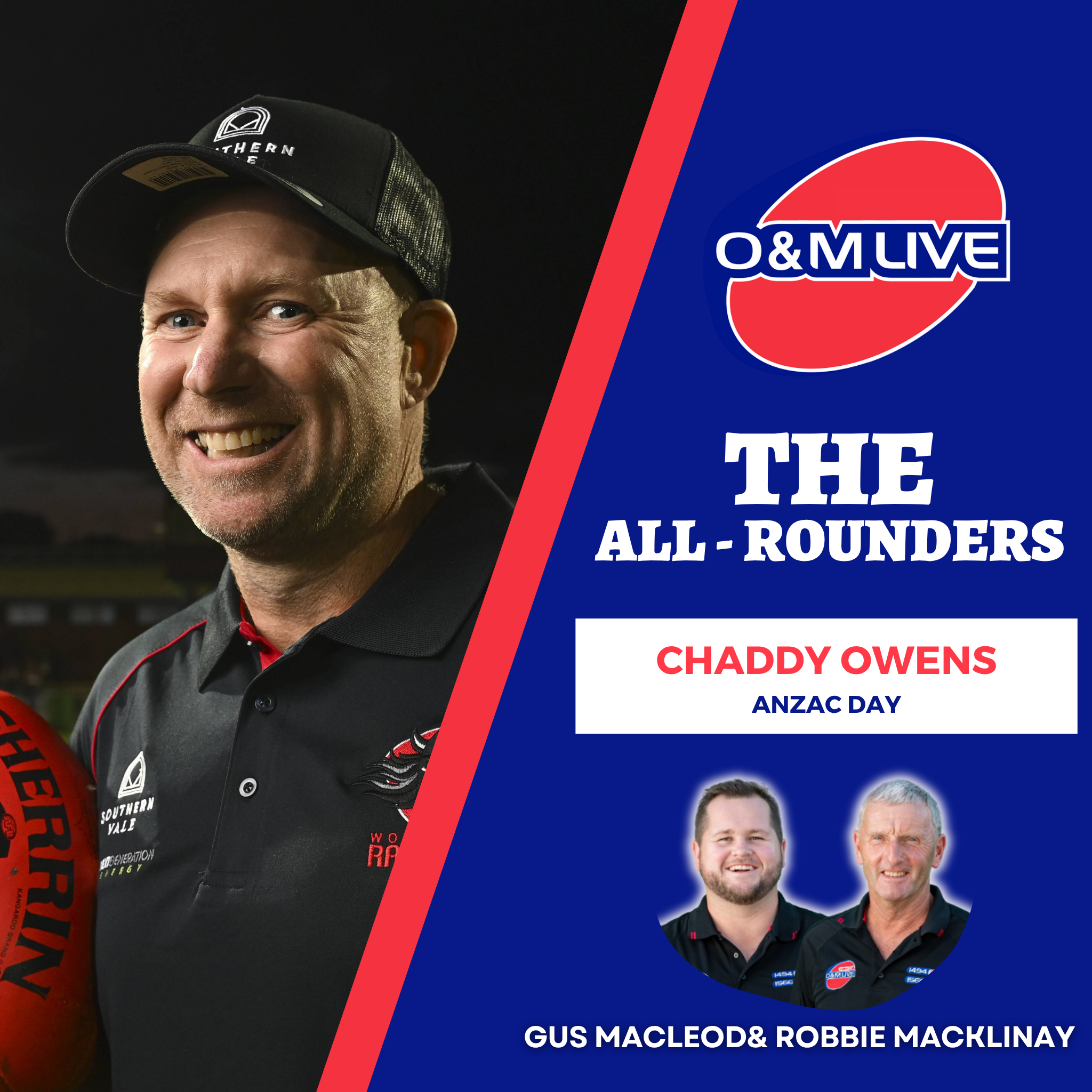 Chad Owens on The All Rounders episode artwork
