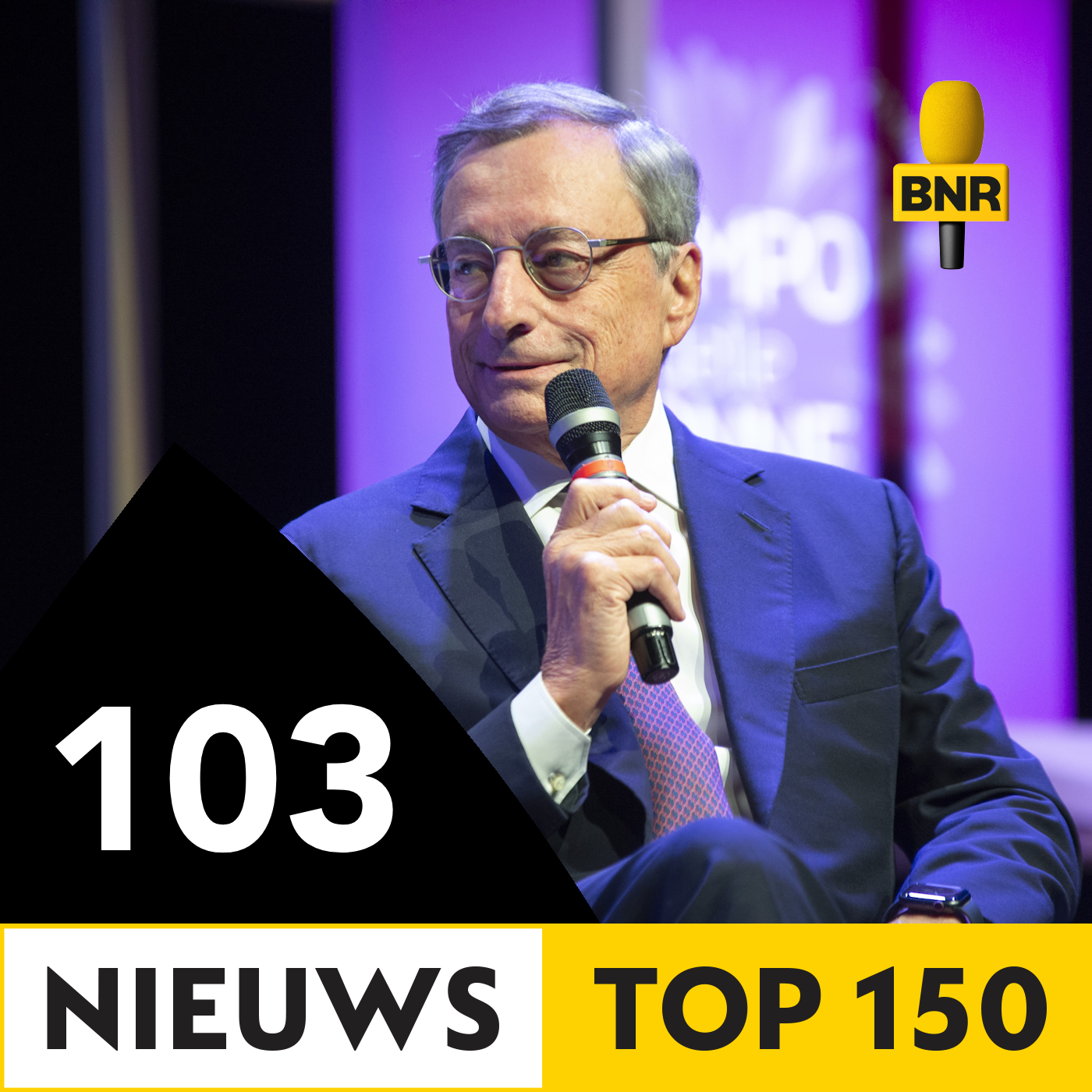 103. Mario Draghi presenteert plan van 800mrd euro per jaar voor Europese concurrentiekracht en industrie episode artwork