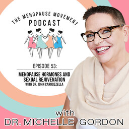 Menopause Hormones and Sexual Rejuvenation With Dr. John Carrozzella