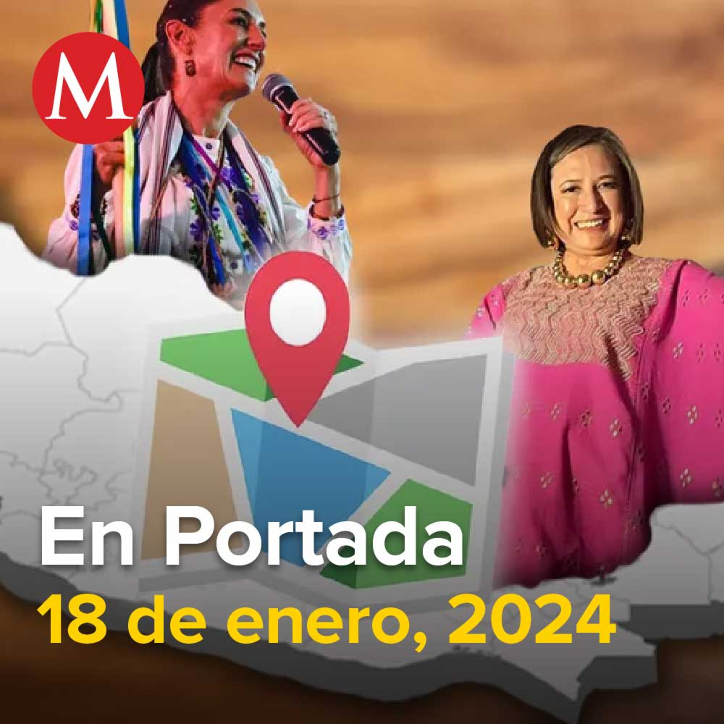 18-enero-2024. "Estoy preparada para debatir": Sheinbaum, Reformar pensiones o "se paraliza economía": IMCP, Fiscalía de Guerrero libera a 4 de los 9 desaparecidos en Buenavista.