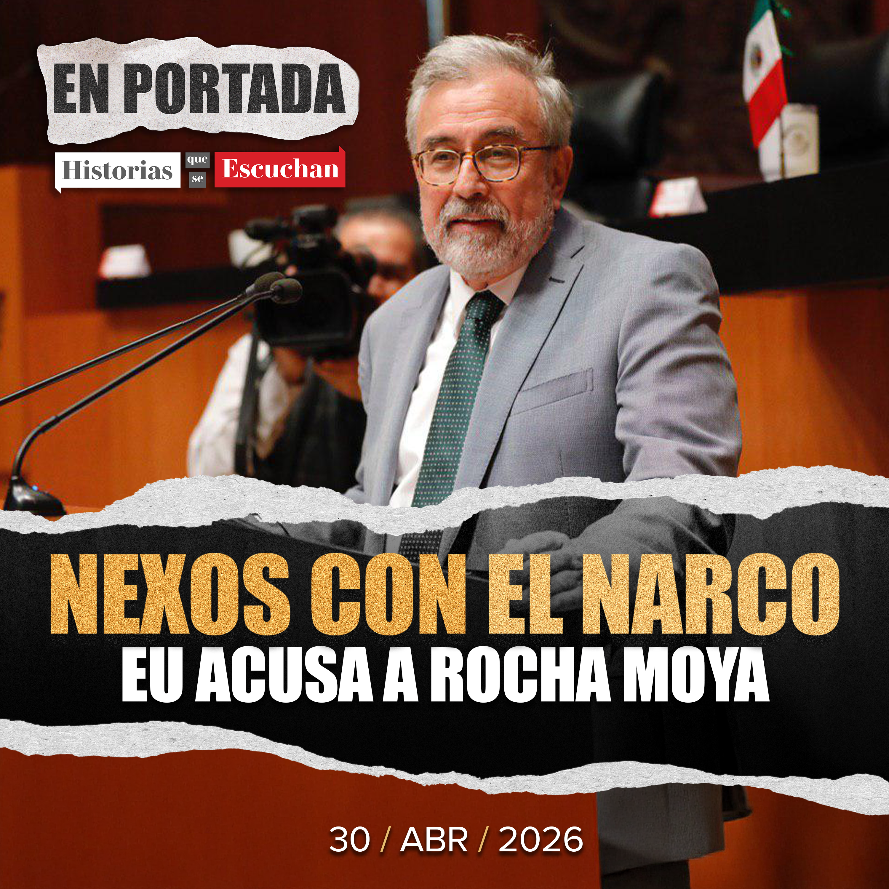 EU acusa a Rocha Moya y funcionarios en Sinaloa por presuntos nexos con el narco episode artwork