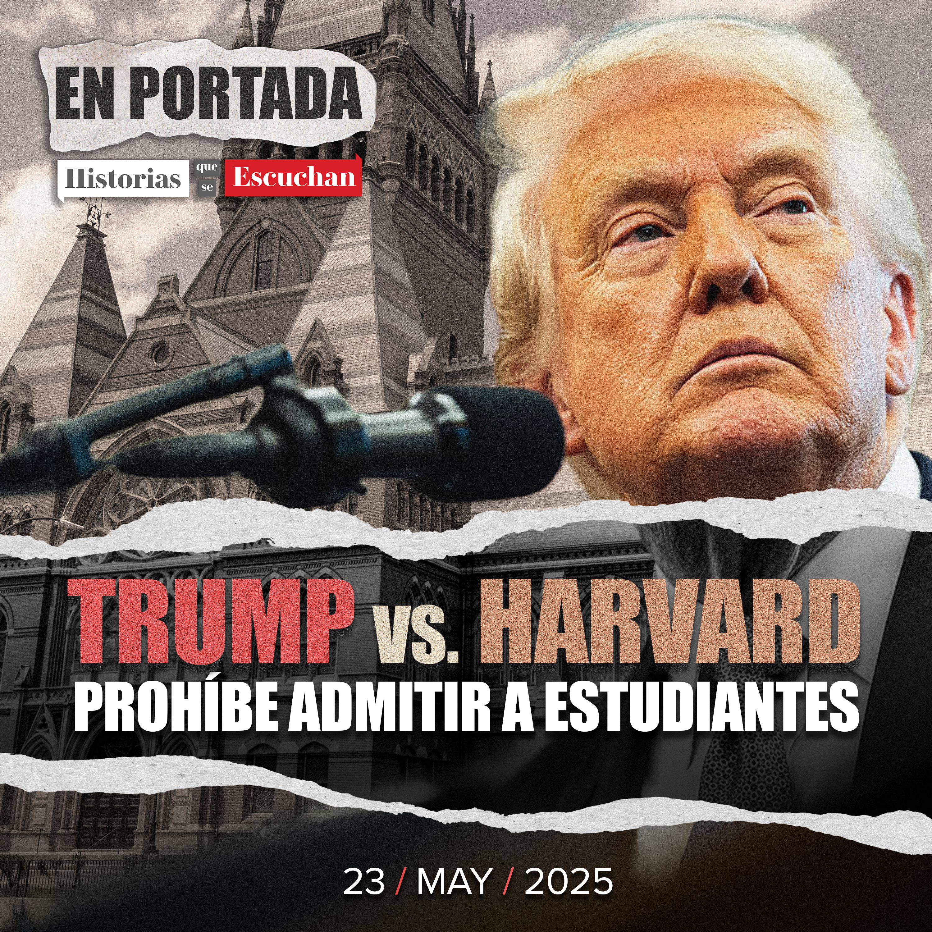 Trump prohíbe a Universidad de Harvard admitir a estudiantes extranjeros