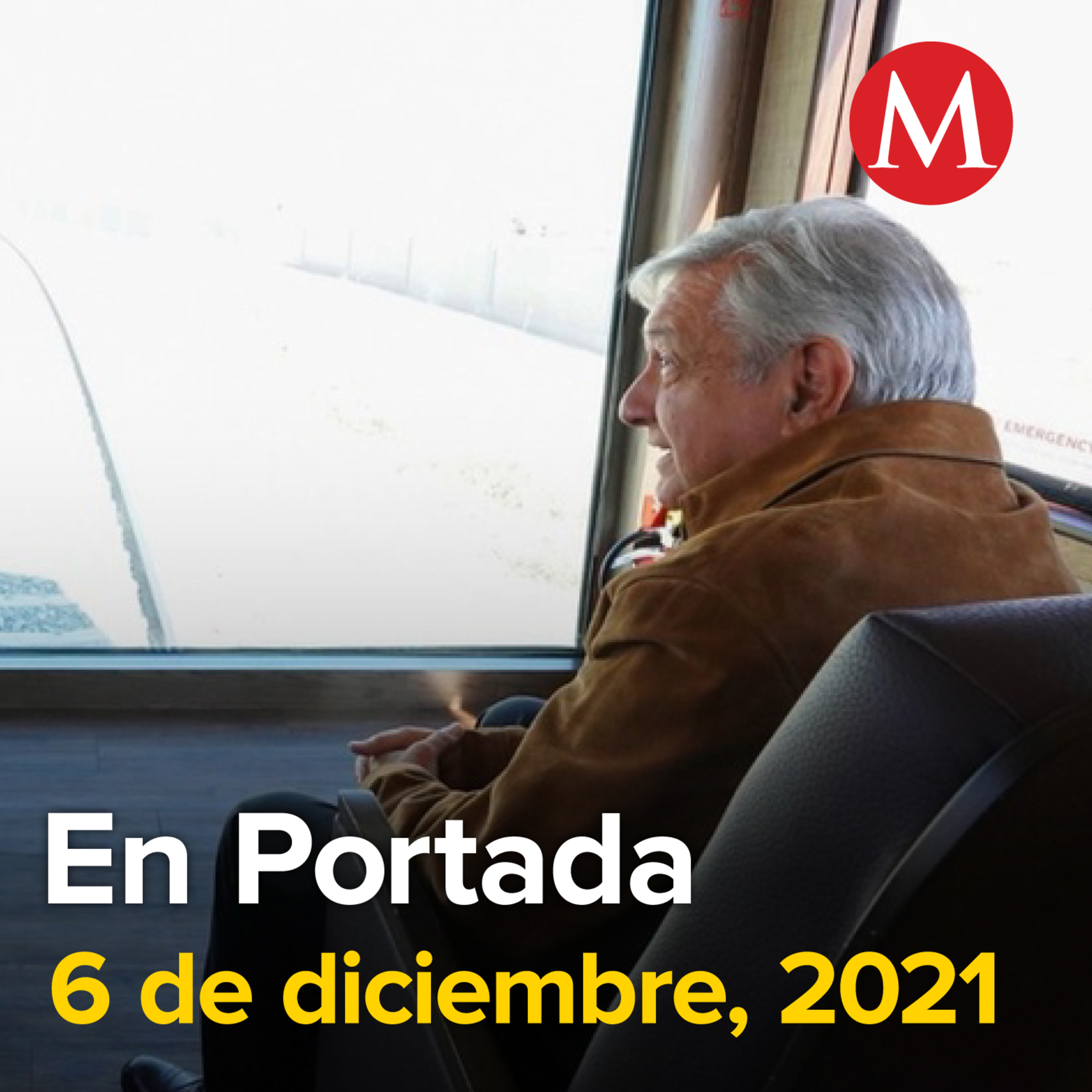 6-diciembre-2021. AMLO recorre el Aeropuerto Felipe Ángeles en tren. Anuncia AMLO gira por cinco estados y reunión con gobernadores en Tabasco. Sismo de magnitud 5.1 se siente en Crucecita, Oaxaca.