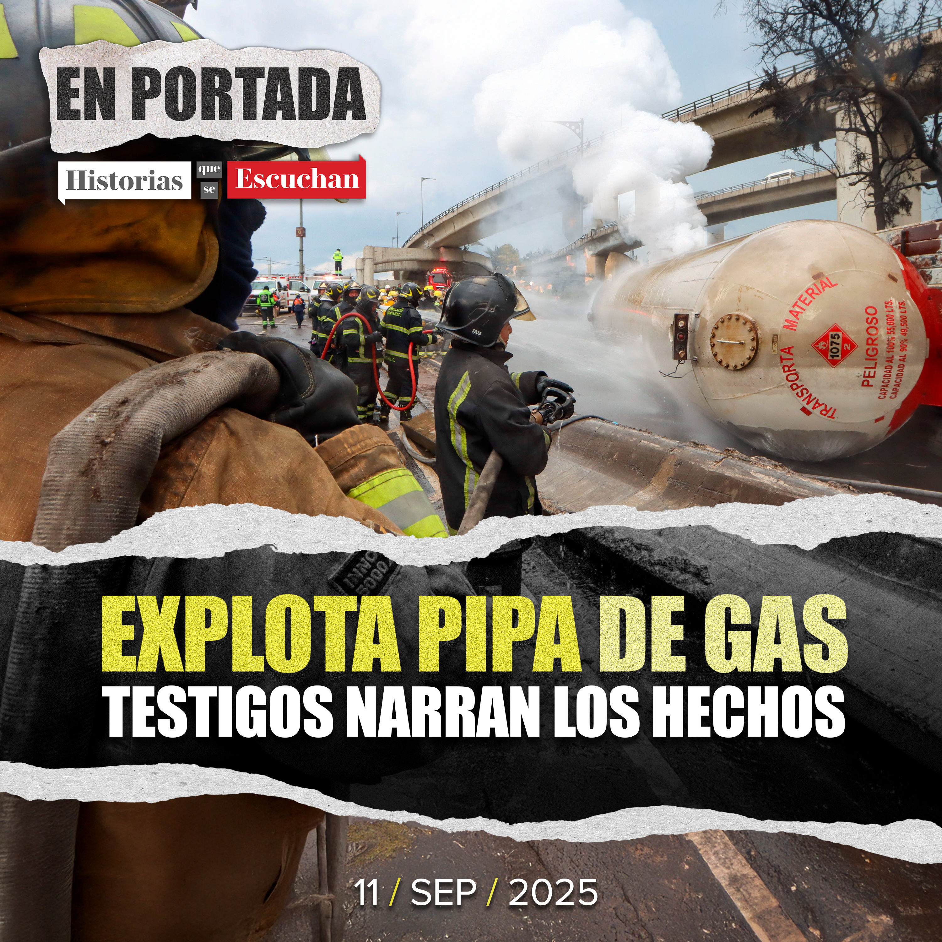 Tragedia en Iztapalapa: explosión de pipa de gas deja cuatro personas sin vida