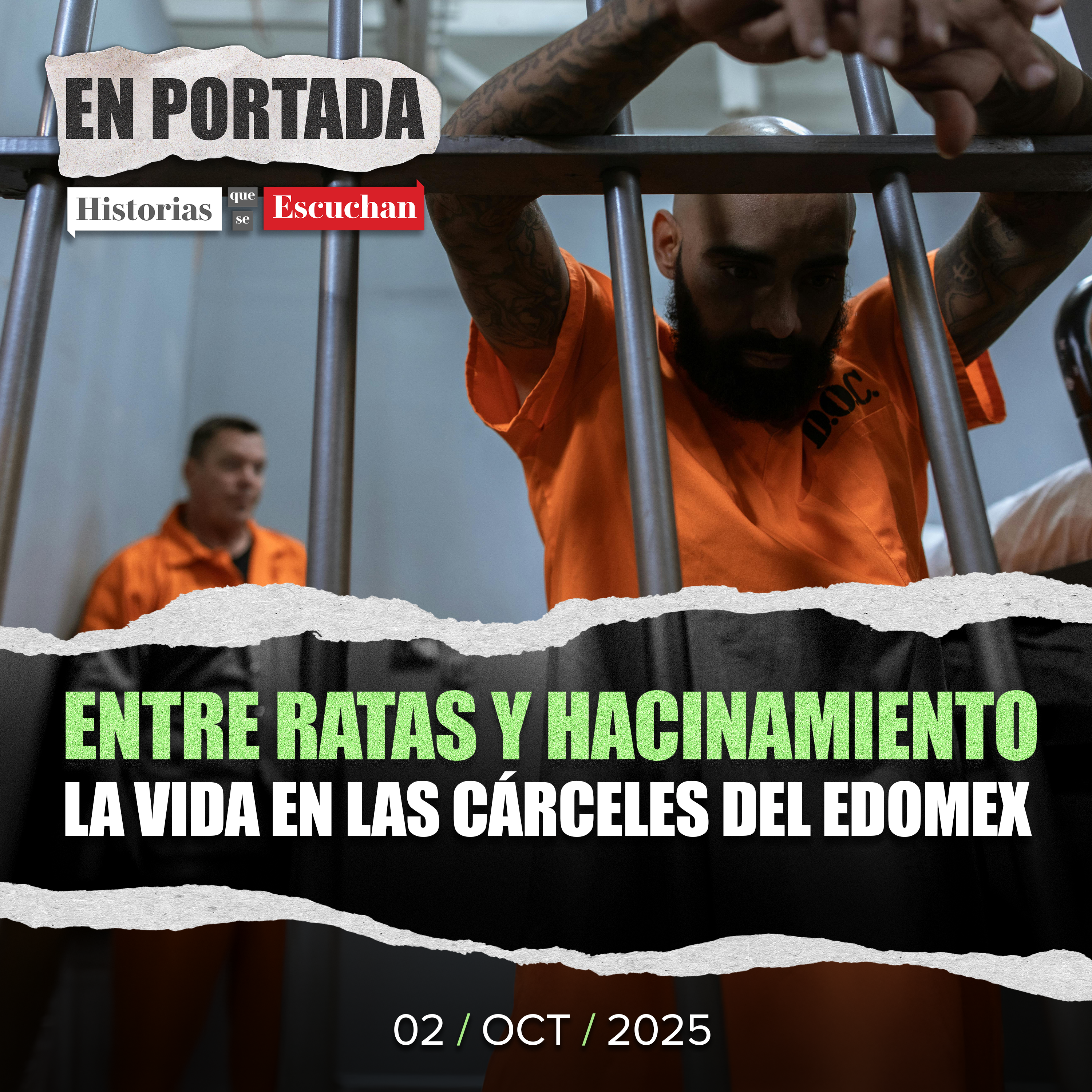 Hacinamiento extremo en cárceles del Edomex: ocupación llega al 523%