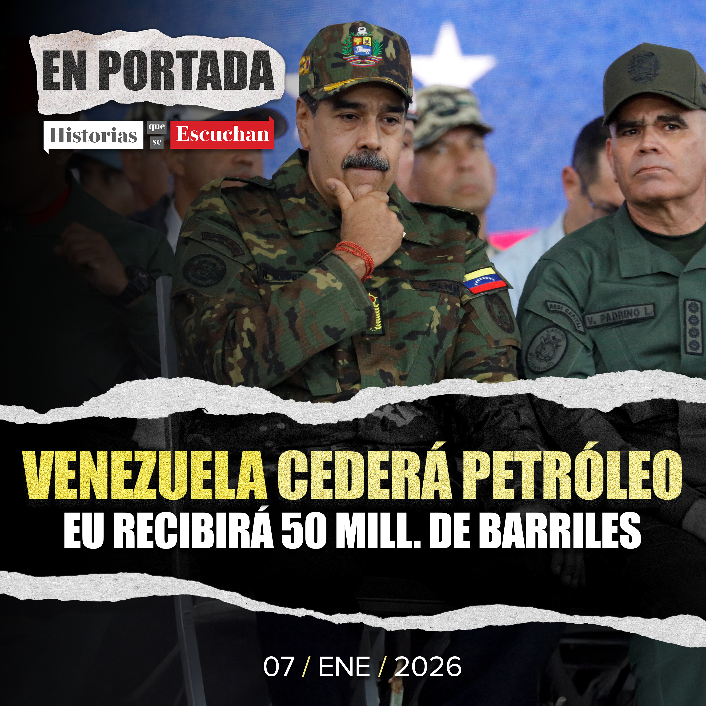 Venezuela entregará de 30 a 50 millones de barriles de petróleo a EU
