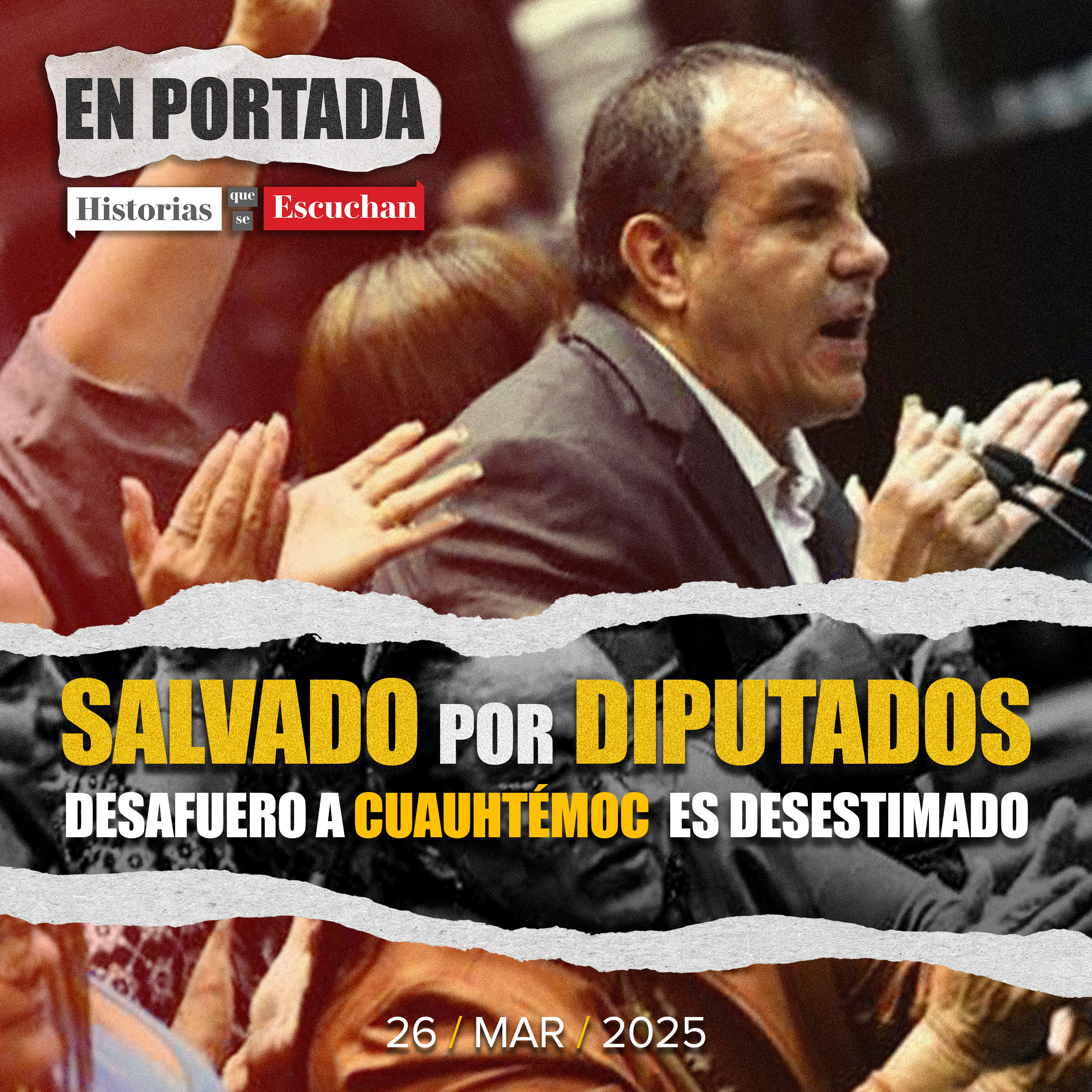 Diputados desechan solicitud de desafuero contra Cuauhtémoc Blanco