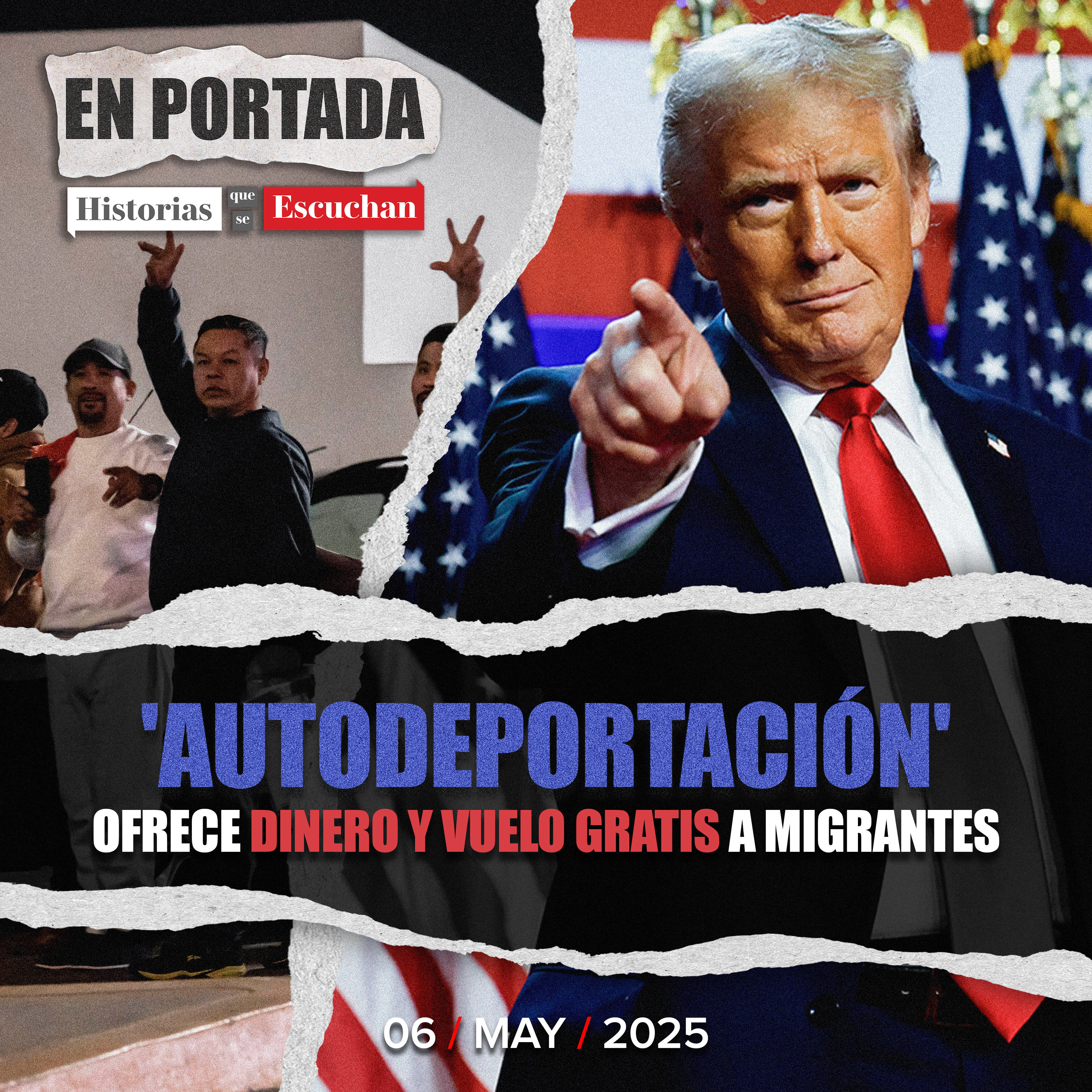 Migrante hondureño 'escucha' a Trump y se autodeporta por app CBP Home