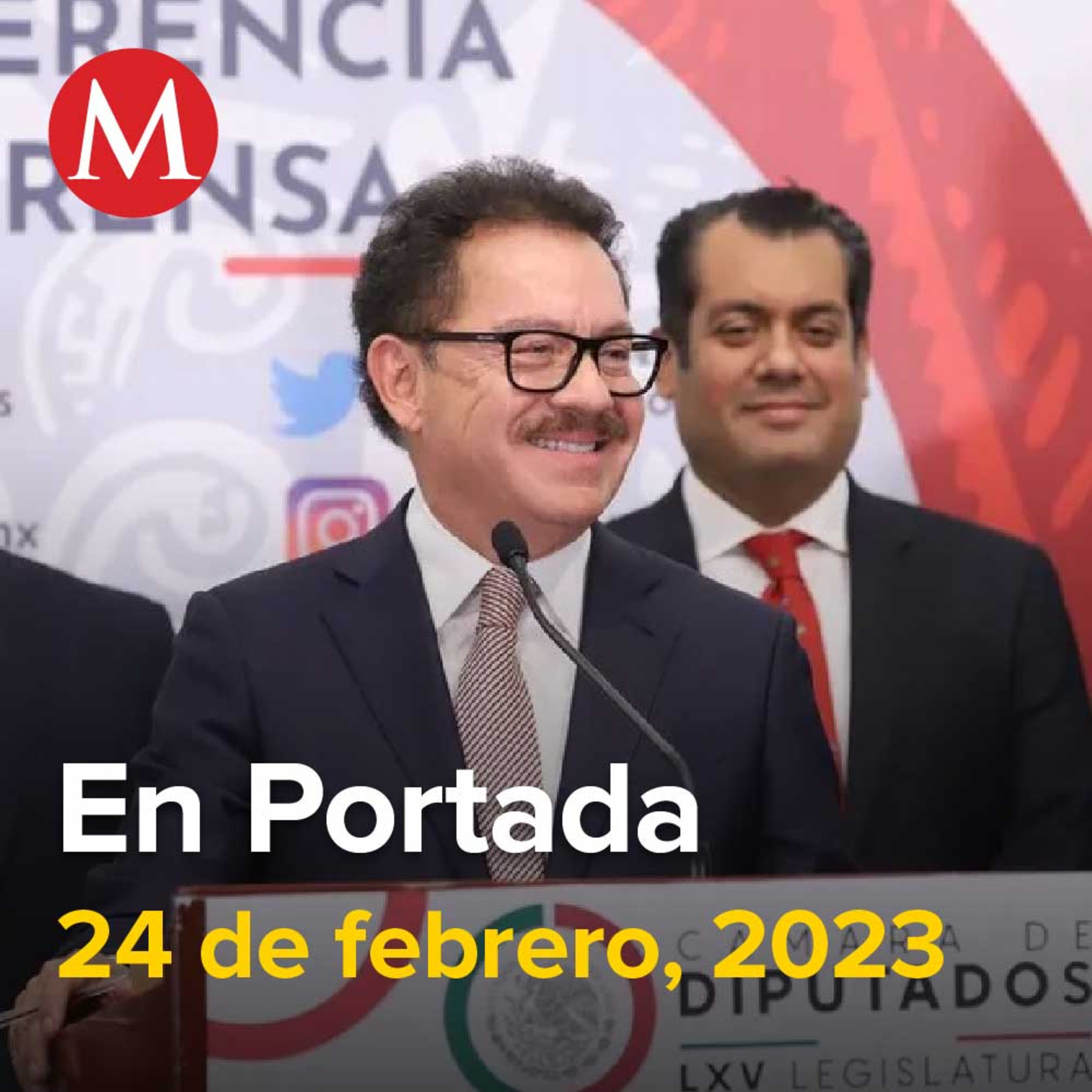 24-febrero-2023. Morena reta a Lorenzo Córdova a debatir sobre 'Plan B' electoral, Fiscal Alejandro Gertz Manero reaparece tras una operación, AMLO recibe a Lilia Paredes esposa de Pedro Castillo.