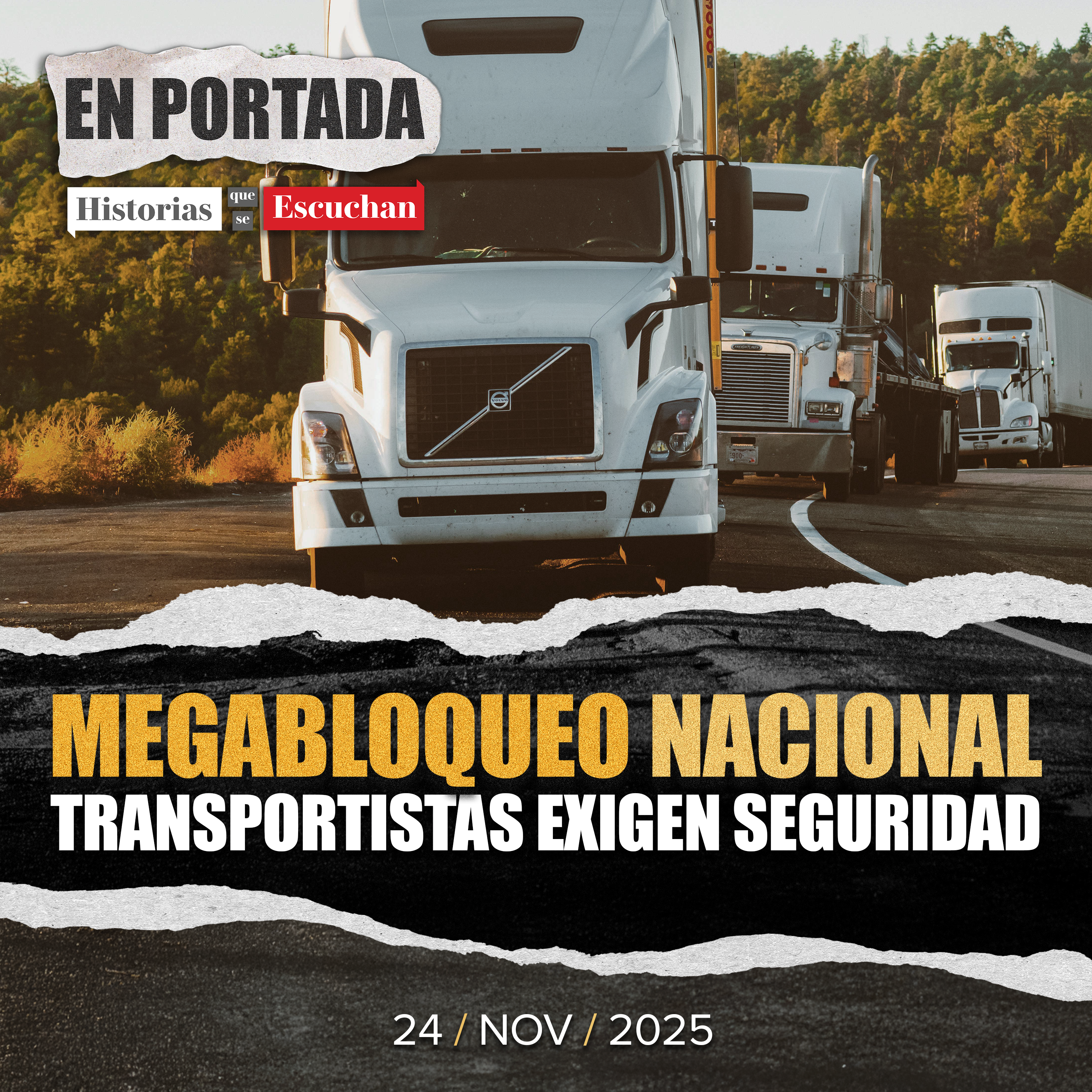Megabloqueo nacional: transportistas y agricultores paralizarán el país para exigir seguridad y justicia al campo