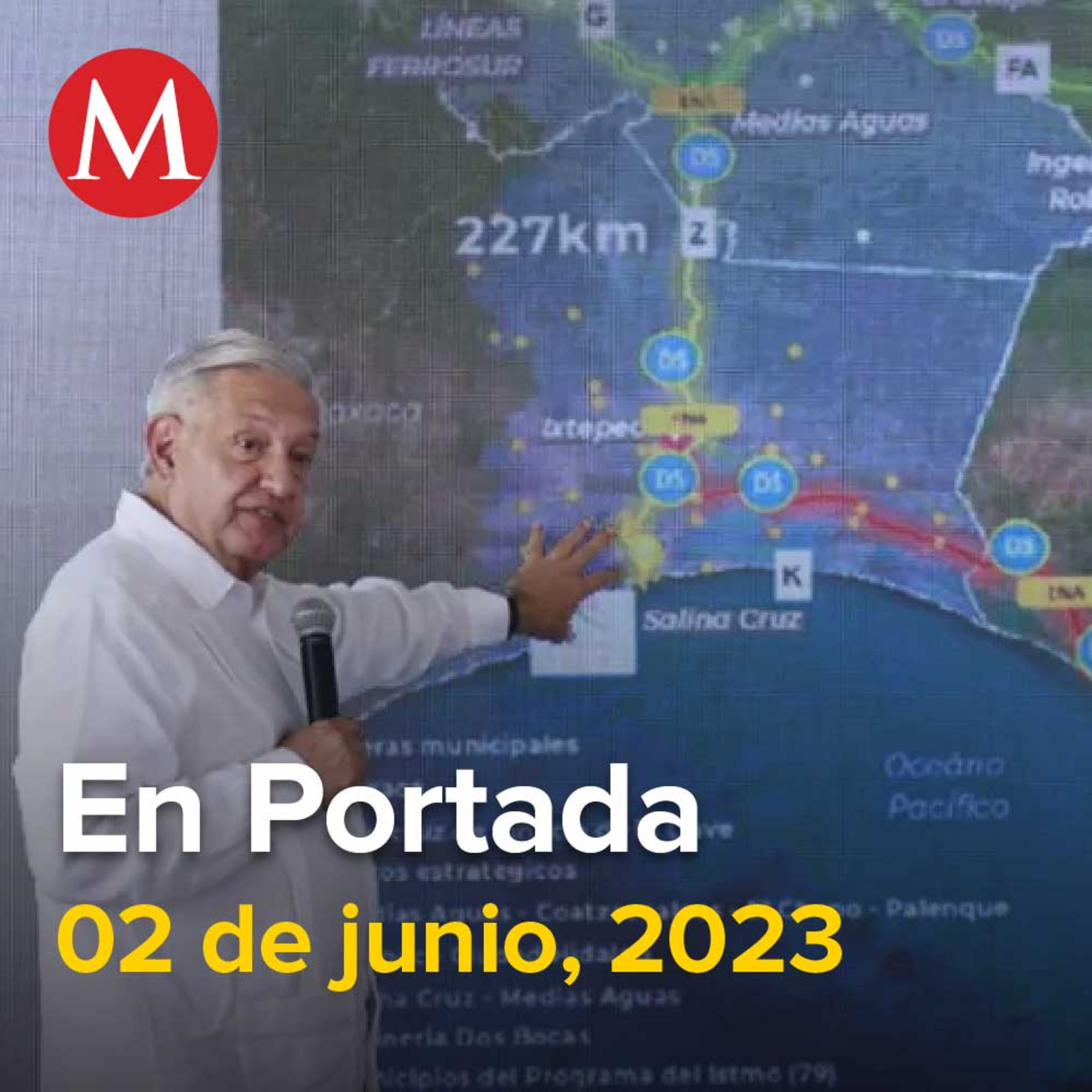 02-junio-2023. Grupo México acuerda entregar tramo de vías de Ferrosur, Madres de reos se encadenan a vallas de Palacio de Gobierno en Edomex, Héctor Benavides obtiene Récord Guinness.