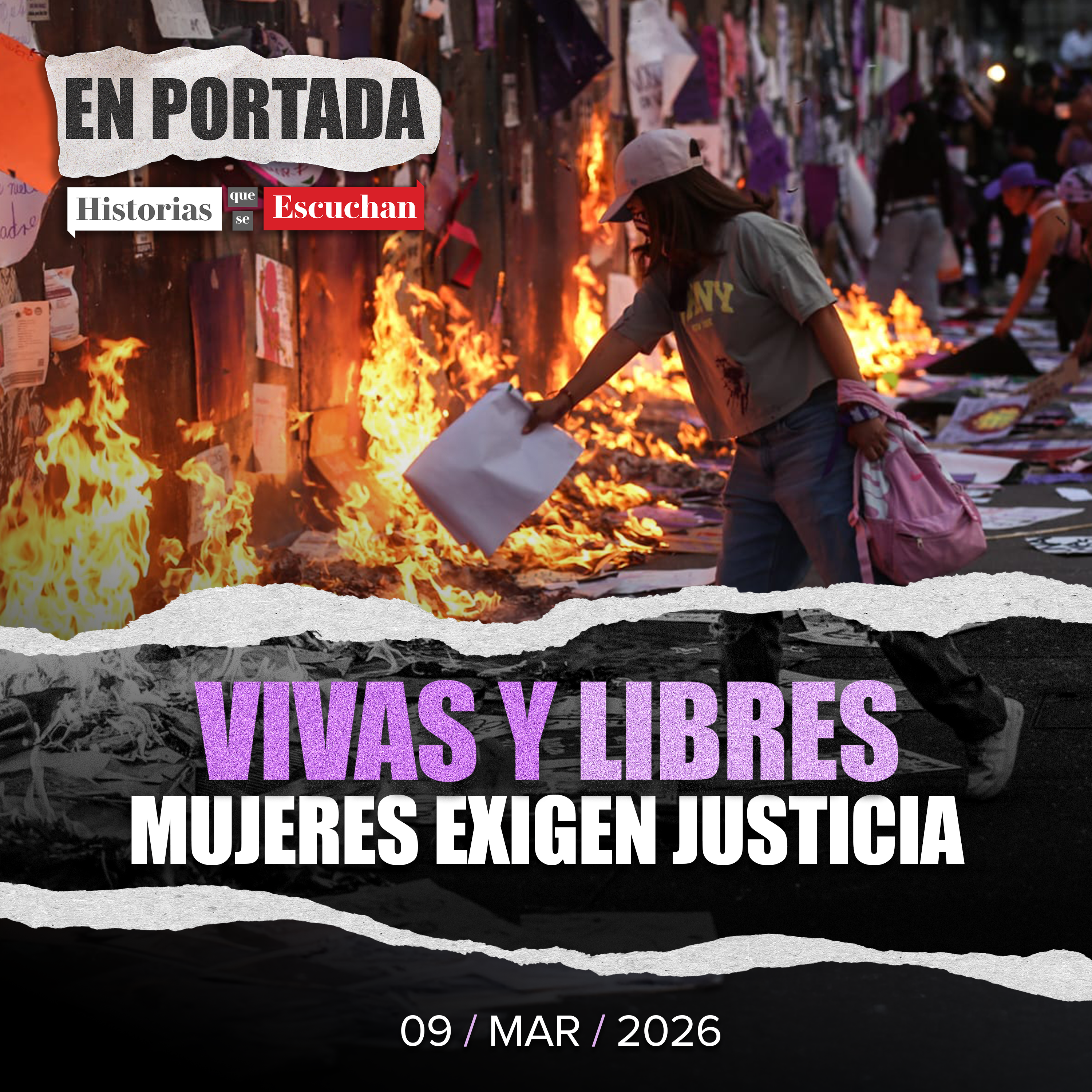 Marchas del 8M: millones de mujeres exigen alto a la violencia y la impunidad