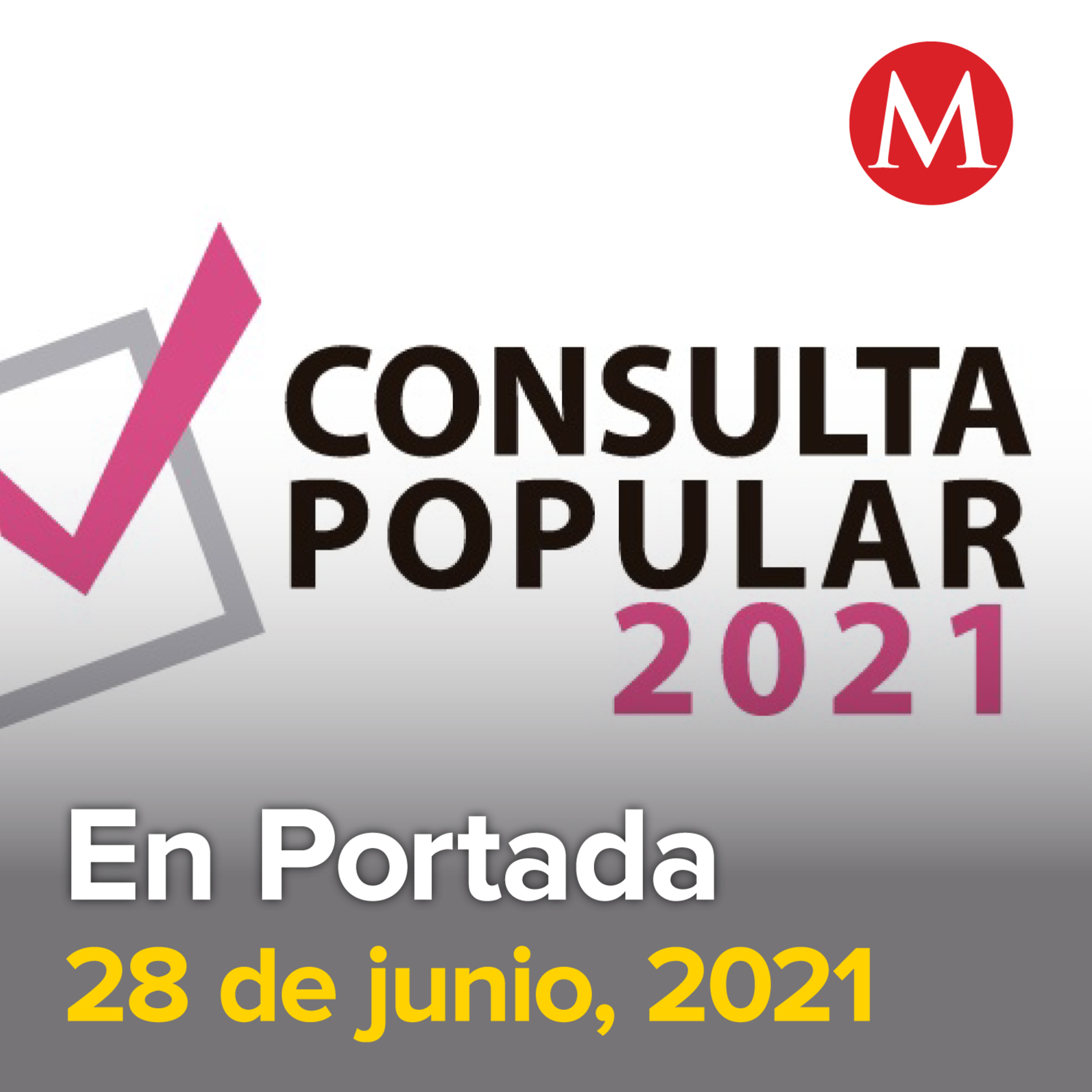 28-junio-2021. INE abrirá 57 mil mesas receptoras para Consulta Popular. Autos 'chocolate' en Baja California serán regularizados. Detienen a presunto líder del cártel del Golfo por masacre en Reynosa