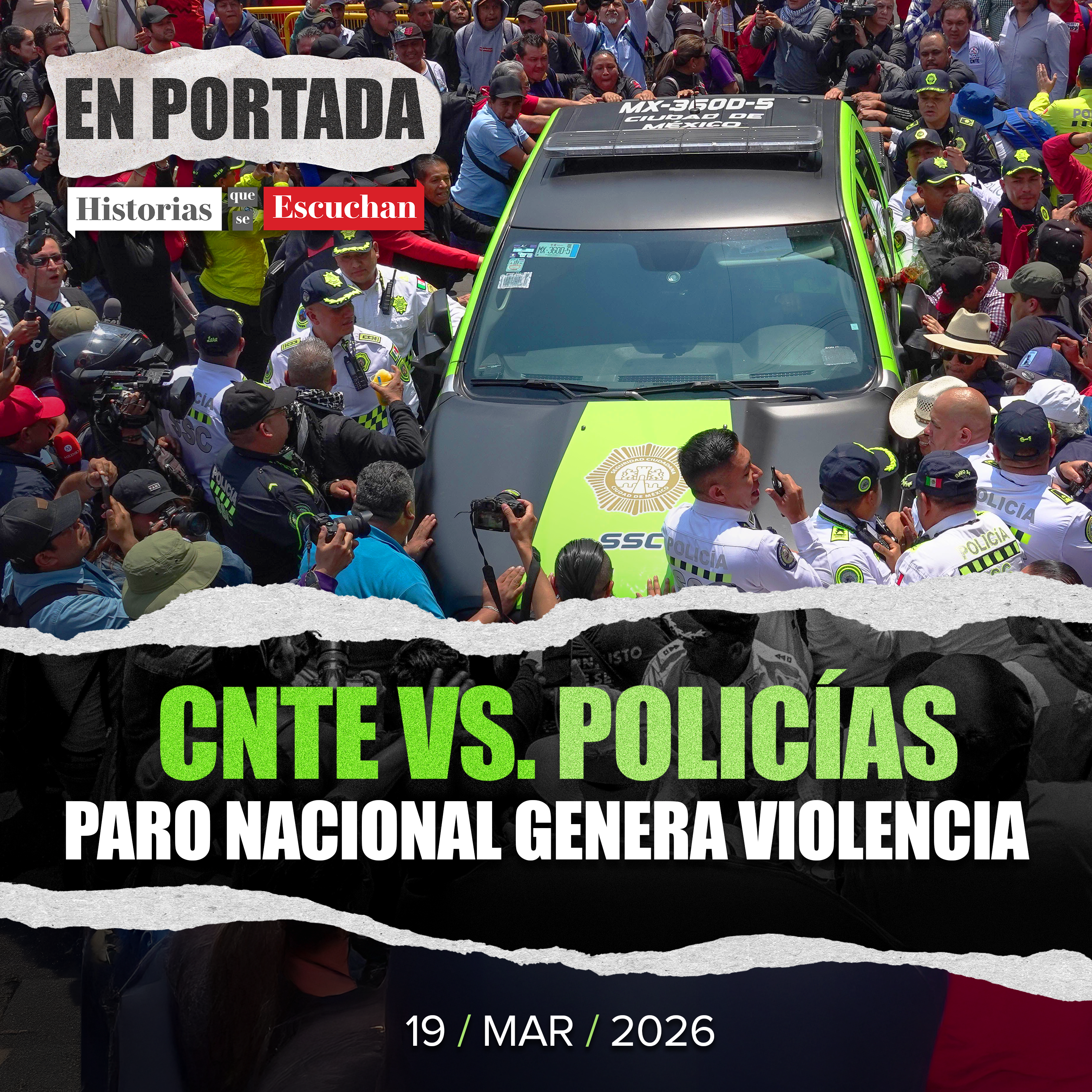CNTE: paro, plantón y marcha por mejoras laborales y de jubilación