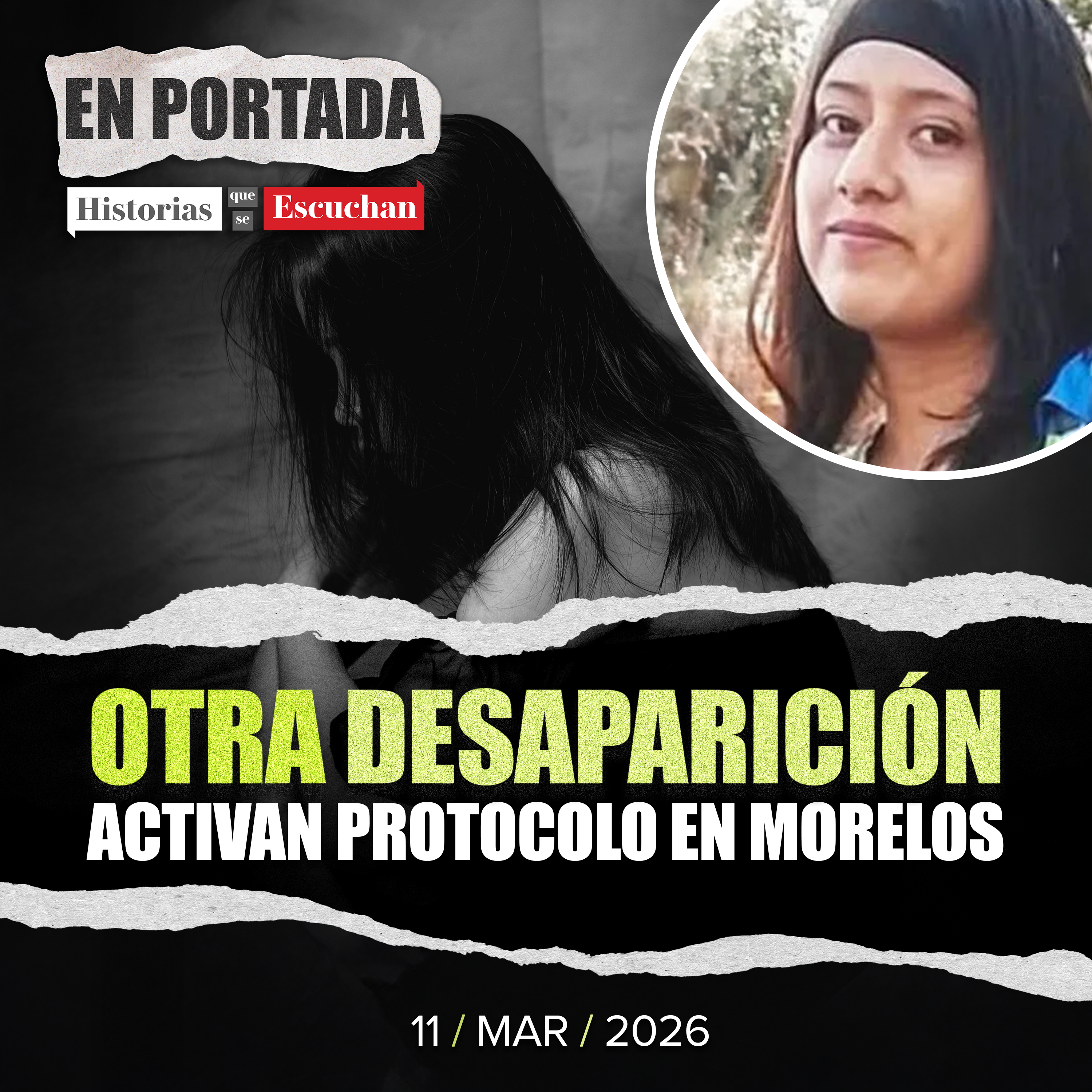 Desaparece Miranda Sherlin, otra estudiante en Morelos; activan Protocolo Alba