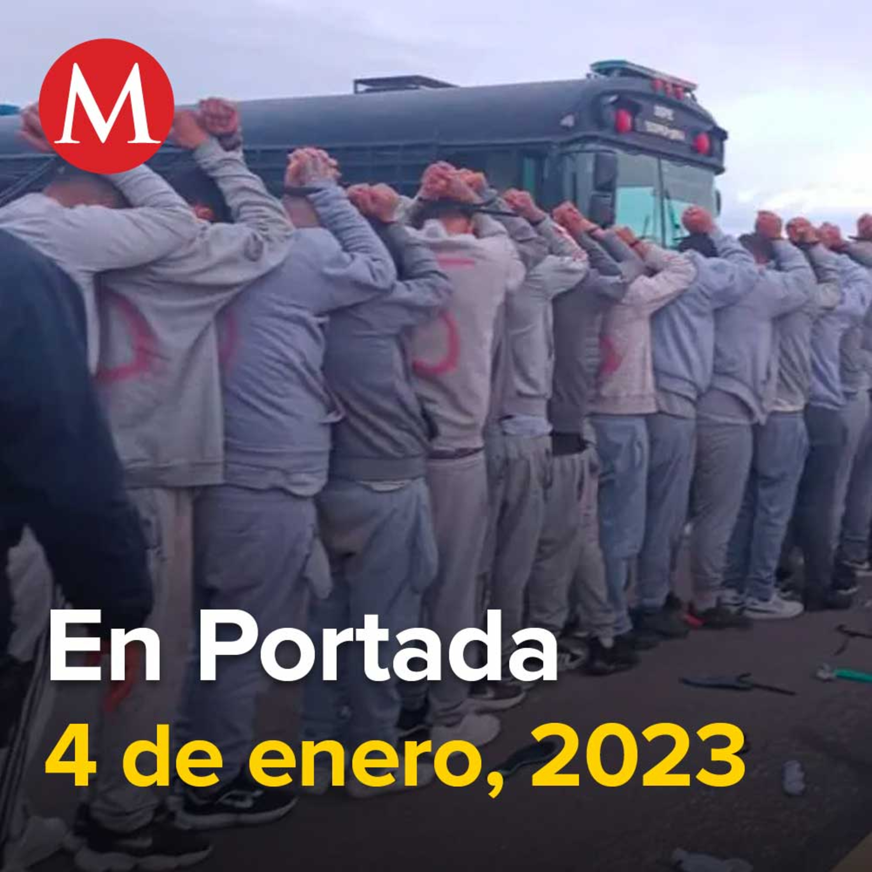 04-enero-2023. Trasladan a 191 internos de Cereso de Ciudad Juárez a penales federales, Norma Piña siempre ha votado contra propuestas de la 4T: AMLO, AIFA registra caída de 4.6% de operaciones.
