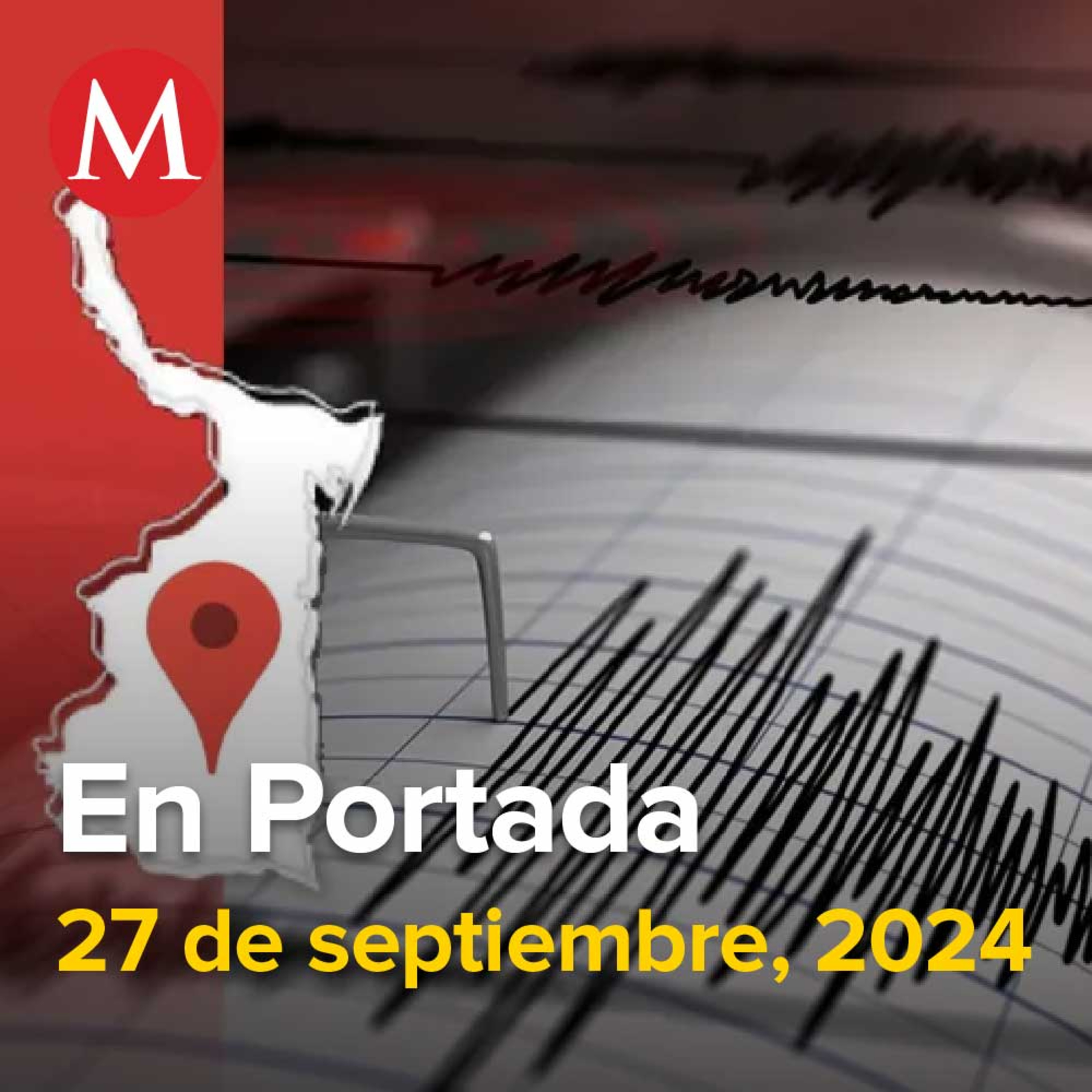 27-septiembre-2024. Diez microsismos sacuden CdMx; también tiembla en Guerrero y Veracruz, Padres de los 43: hoy no estamos conmemorando nada, Reportan 5 muertes más por el paso de John en Guerrero.