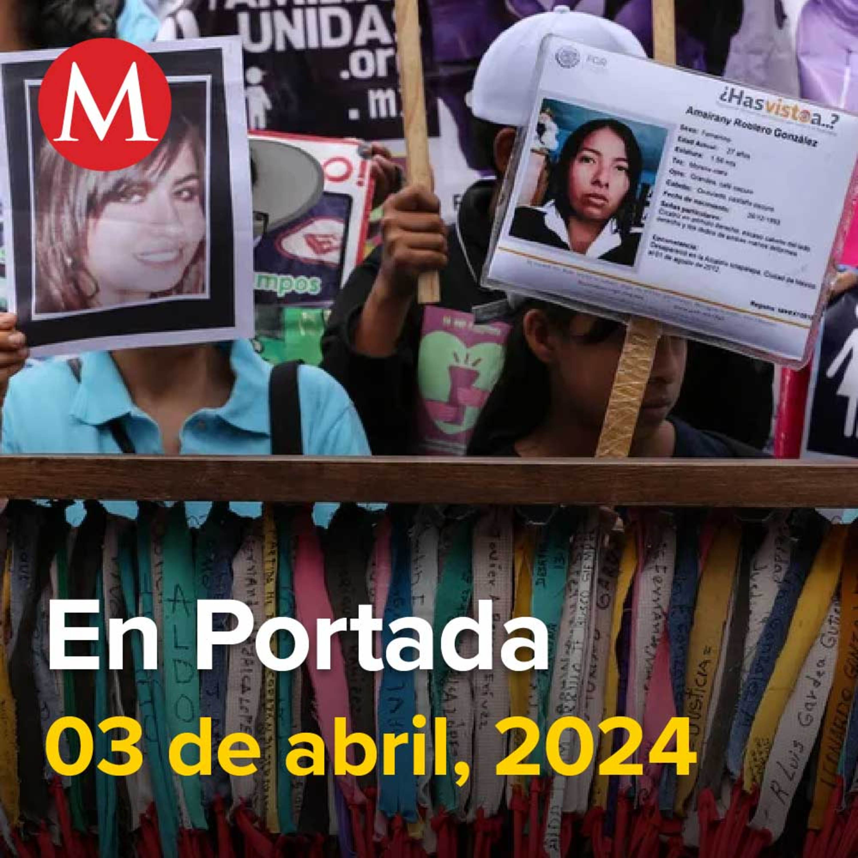03-abril-2024. Madres buscadoras de Tamaulipas piden pacto con narcos para "pacificar el país", Cruzan culpas por asesinato de Gisela en Celaya, Máynez condena 'narcoviolencia' que impera en el país.