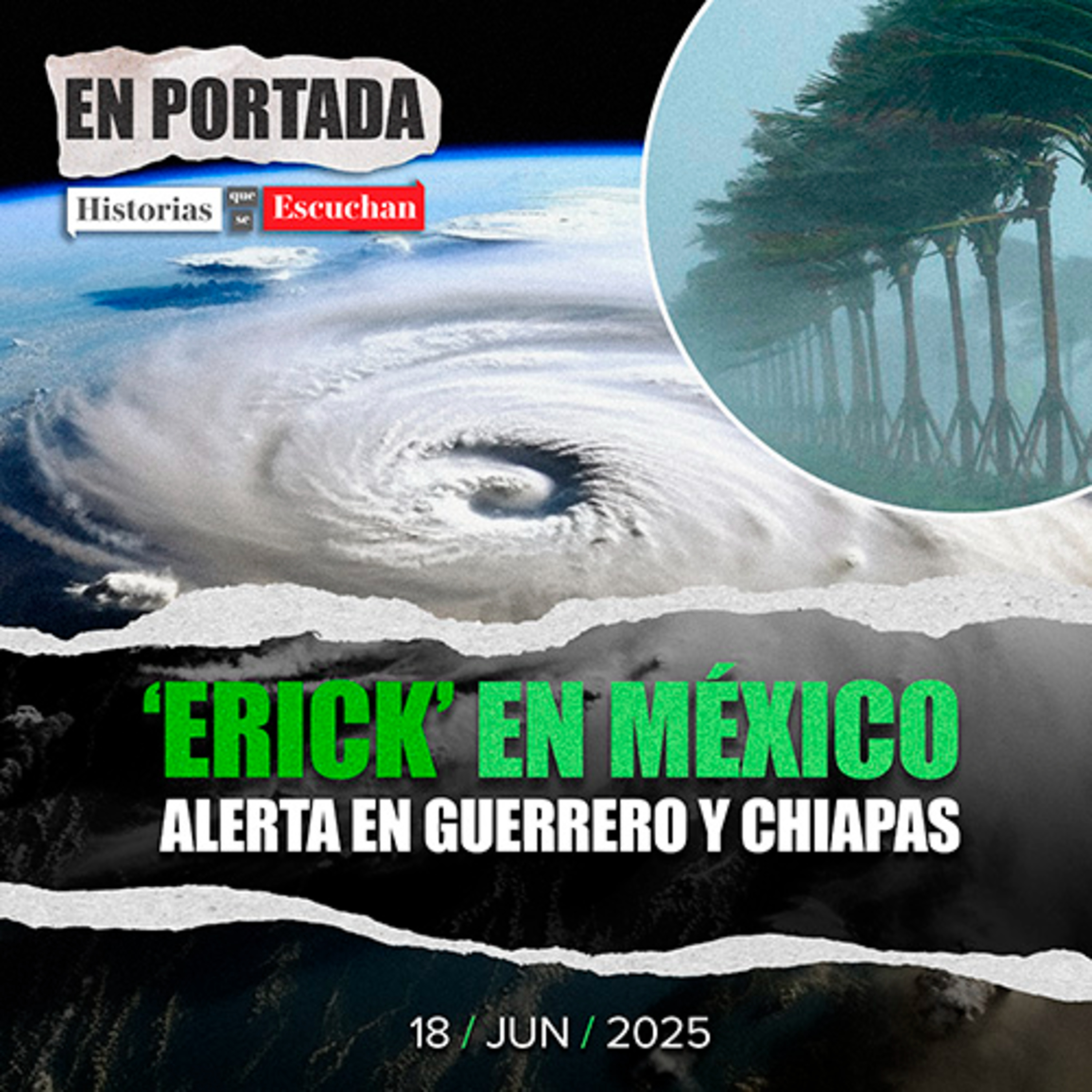 Alerta en costas mexicanas por la llegada de 'Erick'