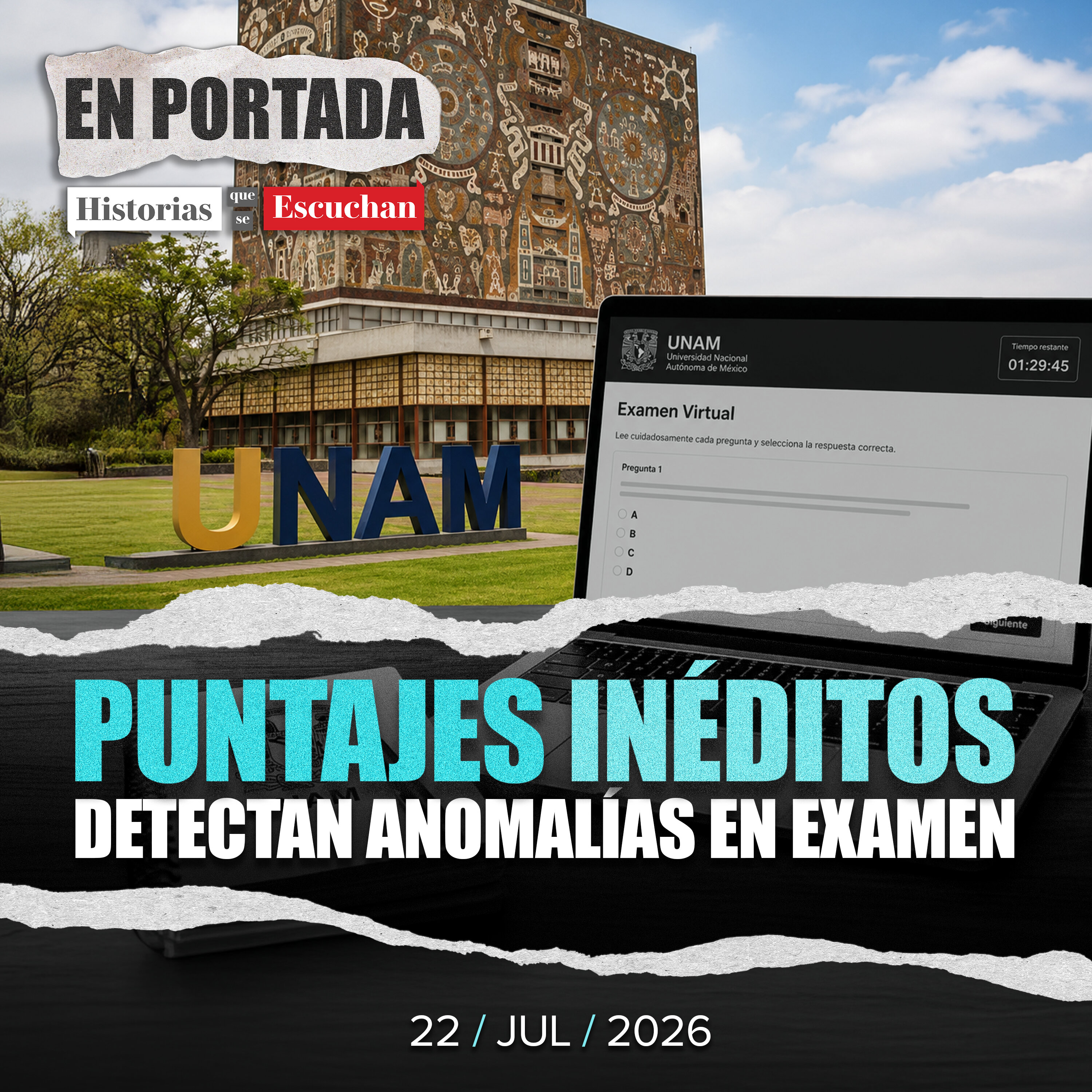 Bajo investigación, el primer examen de admisión en línea de la UNAM episode artwork