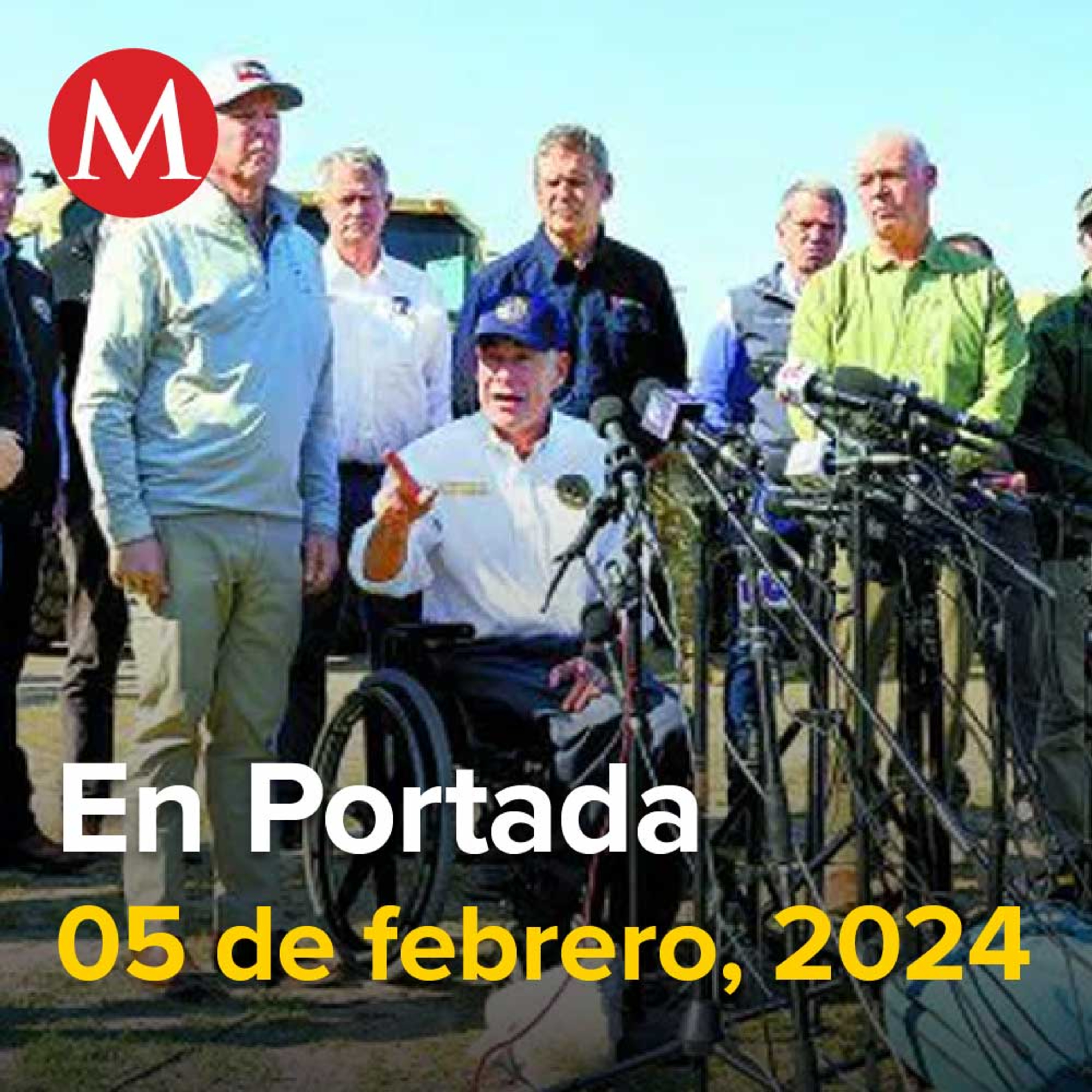 05-febrero-2024. Suma Abbott apoyo de 13 gobernadores para cerrar frontera, Migrantes acusan trato inhumano y abuso de fuerza en su paso por Puebla, México ayudará a Chile por incendios forestales.