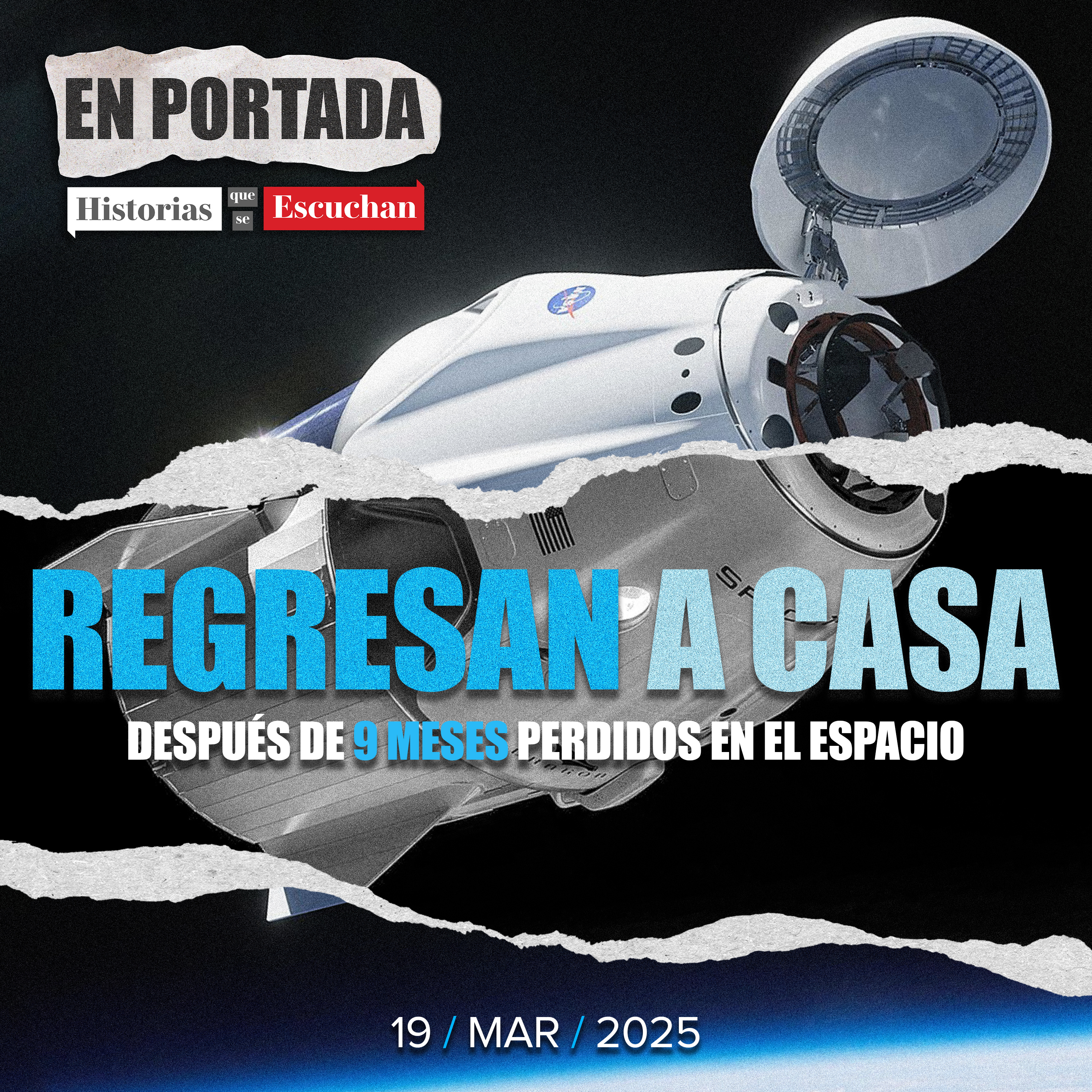 Astronautas estadounidenses regresan a la Tierra después de 9 meses, Ex militares de EU y Colombia se encargaban de entrenamiento en rancho de Teuchitlán, Con drones buscarán a los desaparecidos.