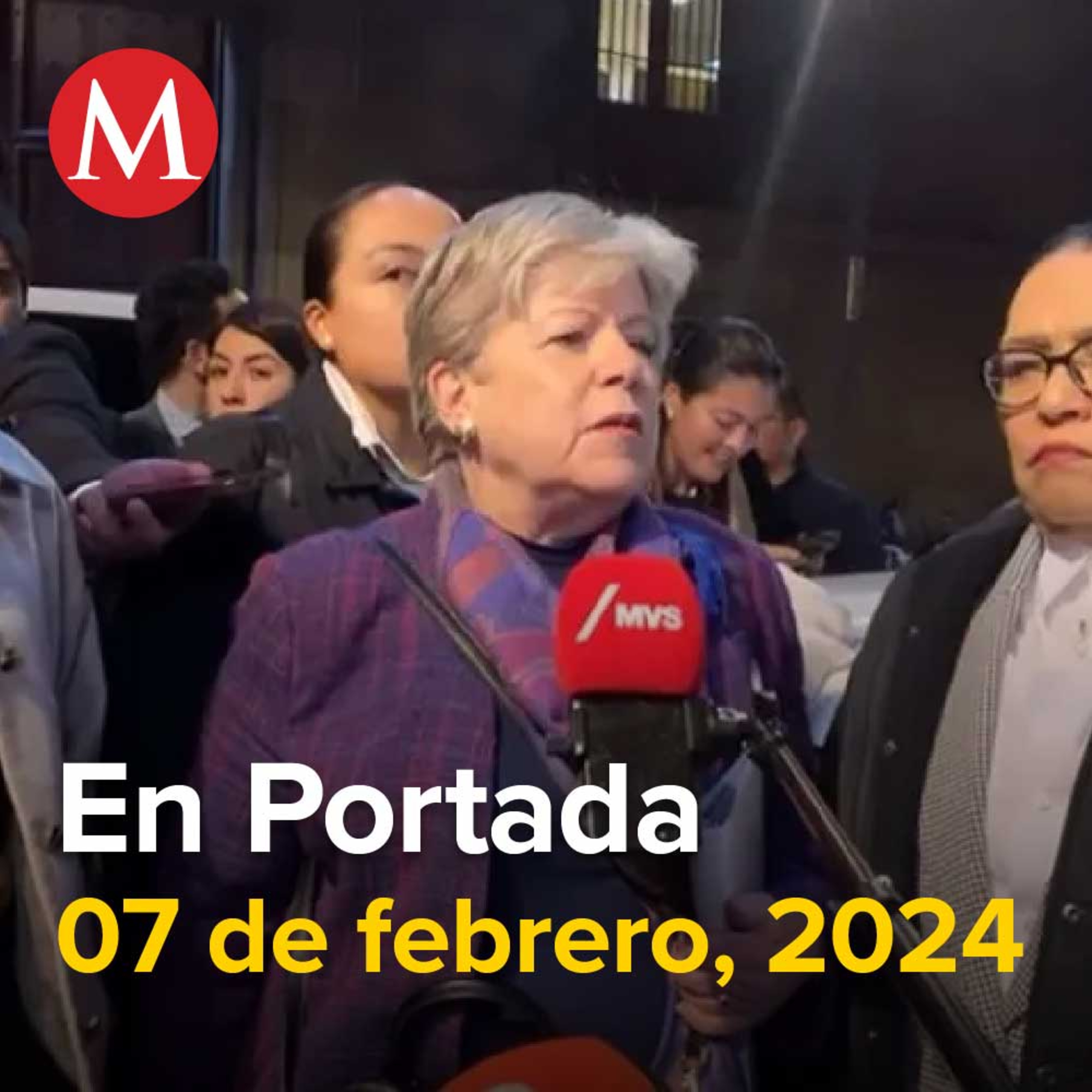 07-febrero-2024. Investigación de 2006 es "asunto cerrado" para EU, dice Sherwood a AMLO, Sheinbaum hace suyas reformas de AMLO, Magistrado propone dar 'carpetazo' a supuestos 'moches' en Notimex.