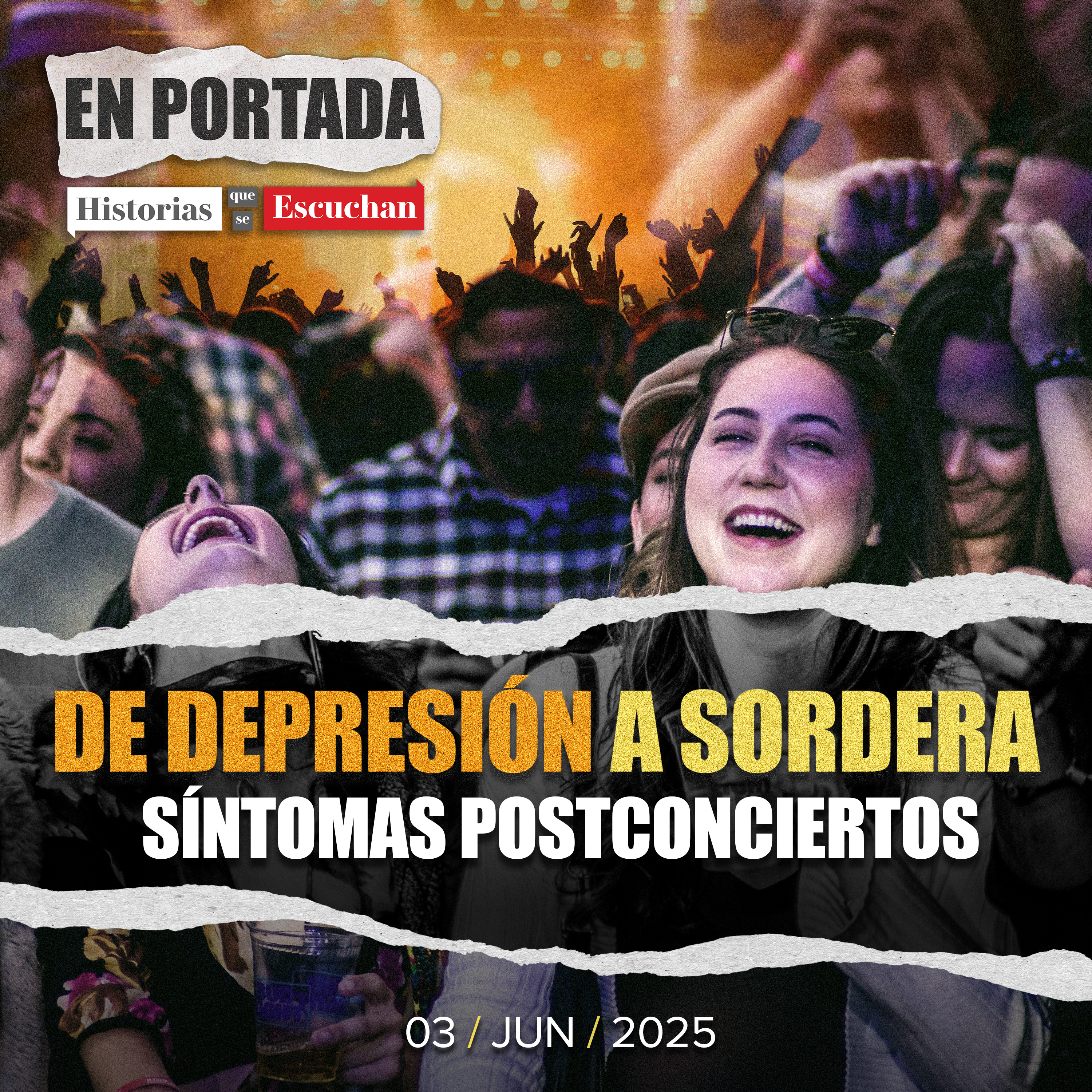 De depresión a sordera: los síntomas más comunes después de un concierto