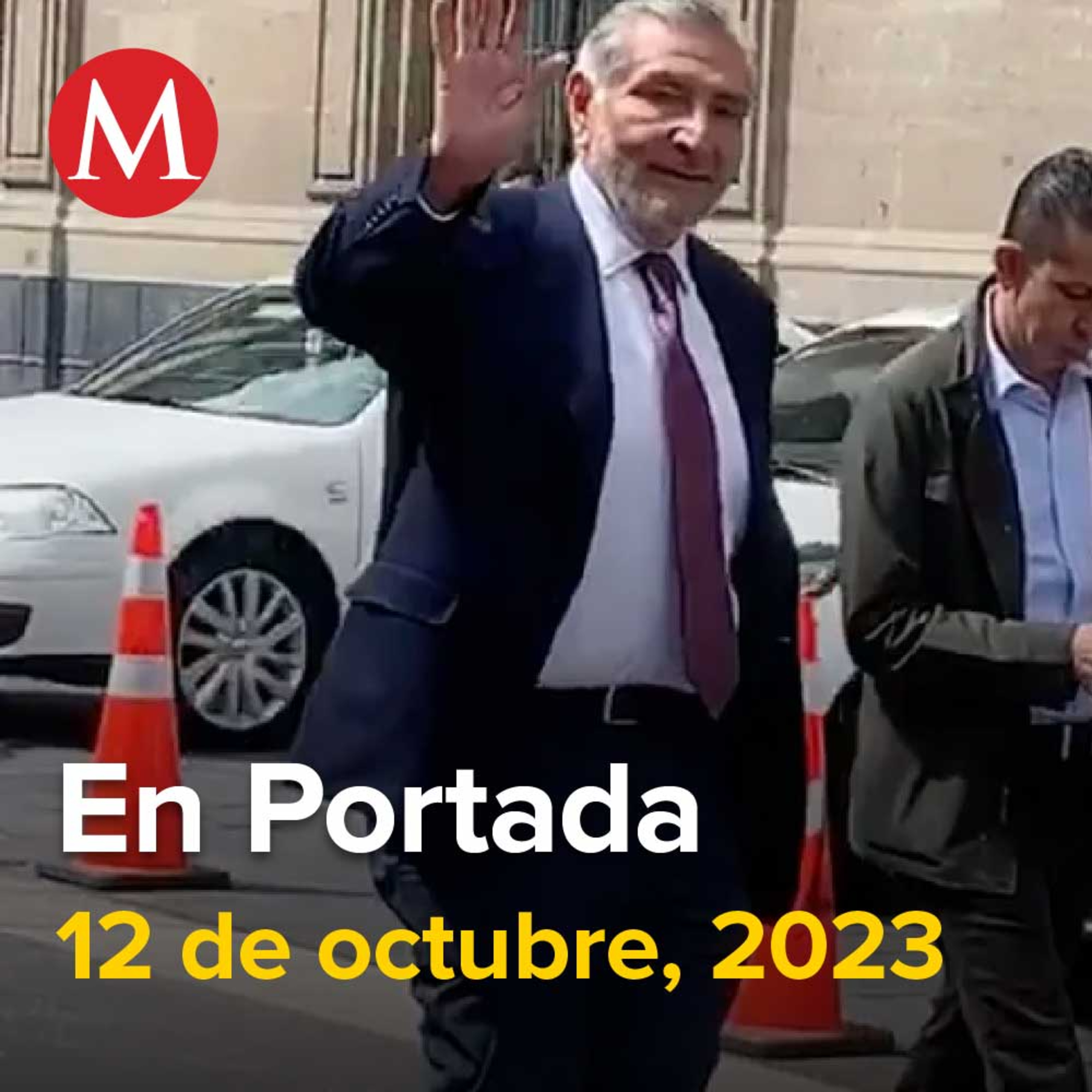12-octubre-2023. Adán Augusto López reaparece para visitar a AMLO en Palacio Nacional, Huracán 'Lidia' deja 32 mil personas sin luz en Nayarit, Regidor Alejandro Lanuza es asesinado en Salvatierra.