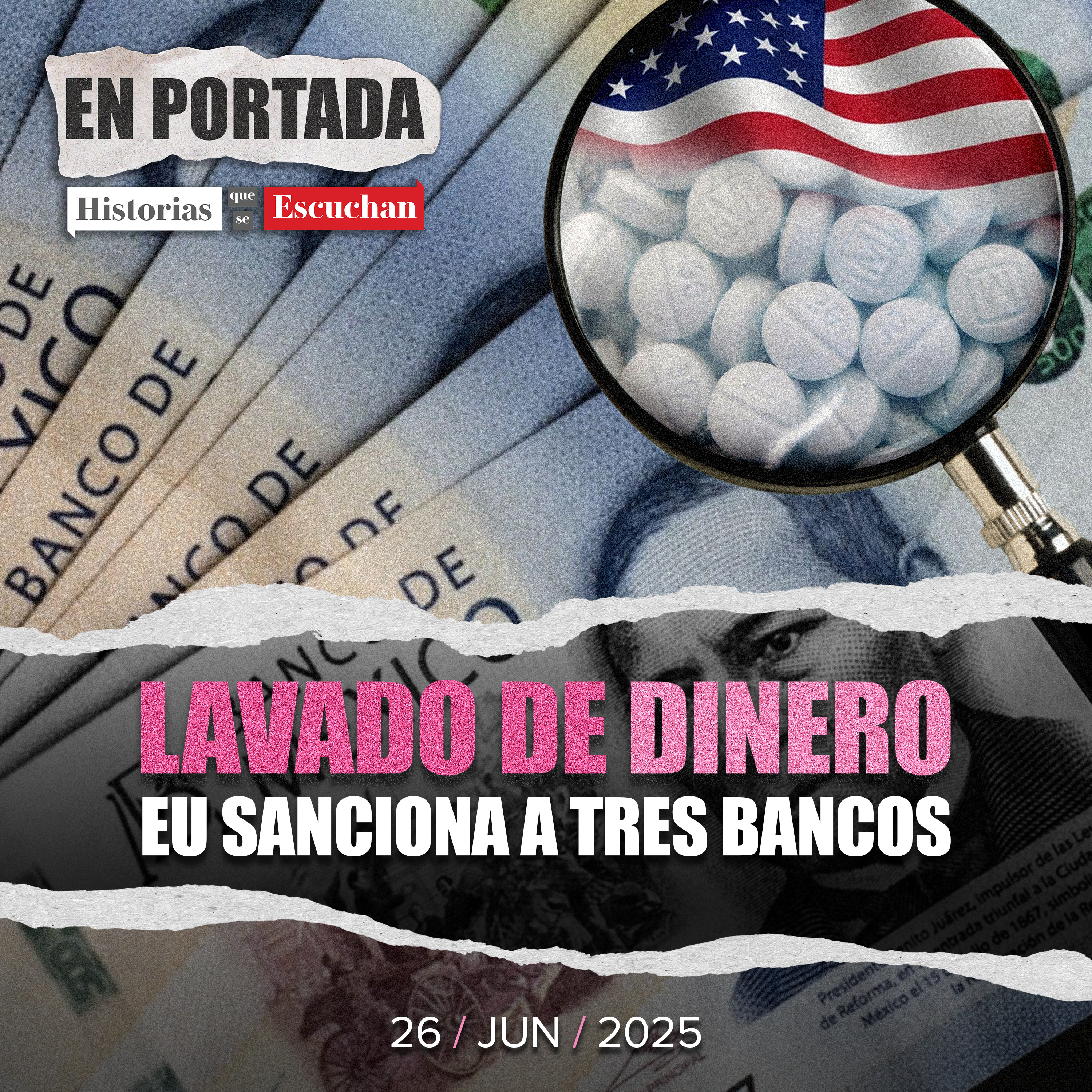 EU sanciona a tres bancos mexicanos señalados por lavar dinero y facilitar el tráfico de fentanilo