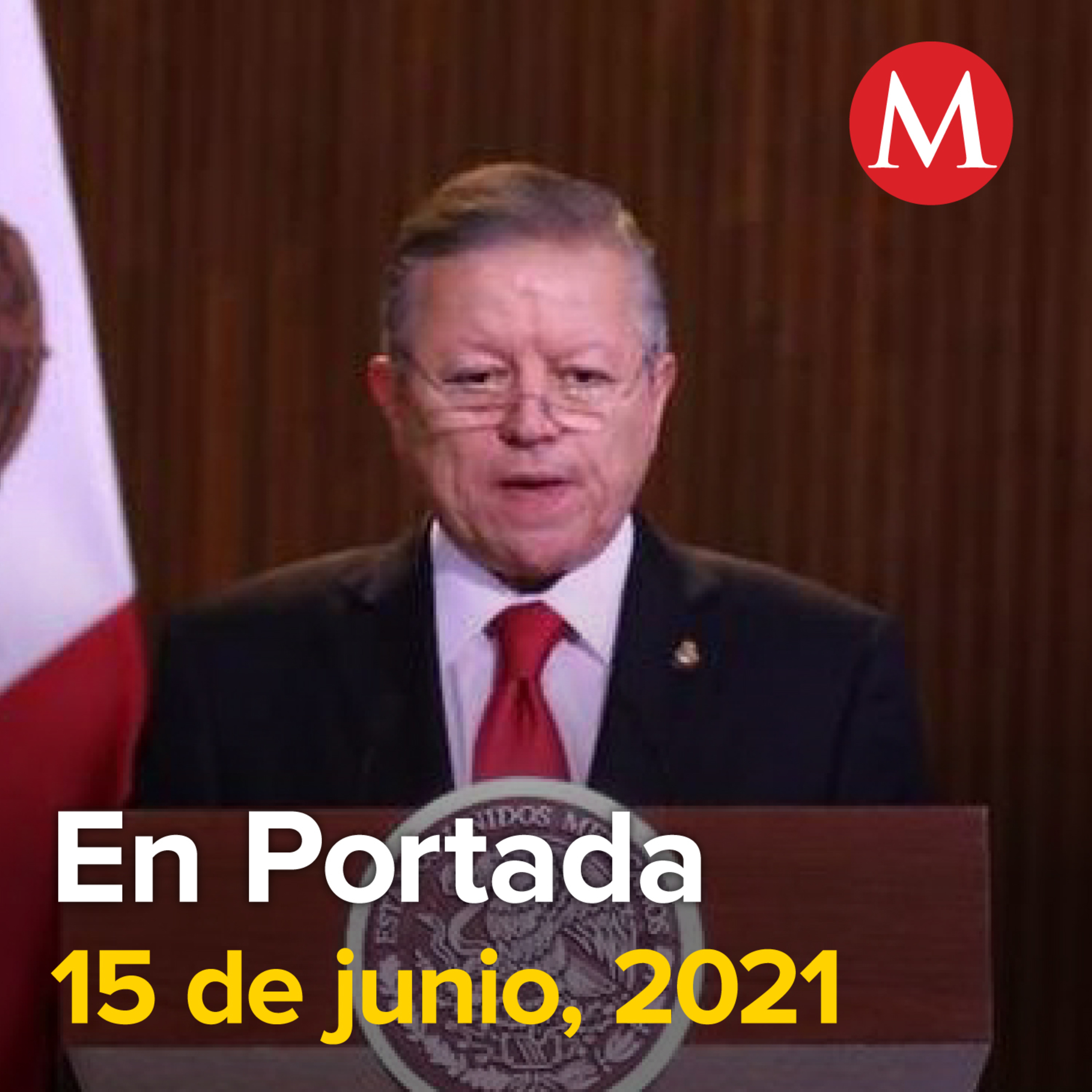 15-junio-2021. Arturo Zaldívar presenta consulta para resolver ampliación de mandato en la Corte. Sheinbaum dice que no caerá en confrontación por L12. Reportan 3 nuevos casos de covid en estudiantes