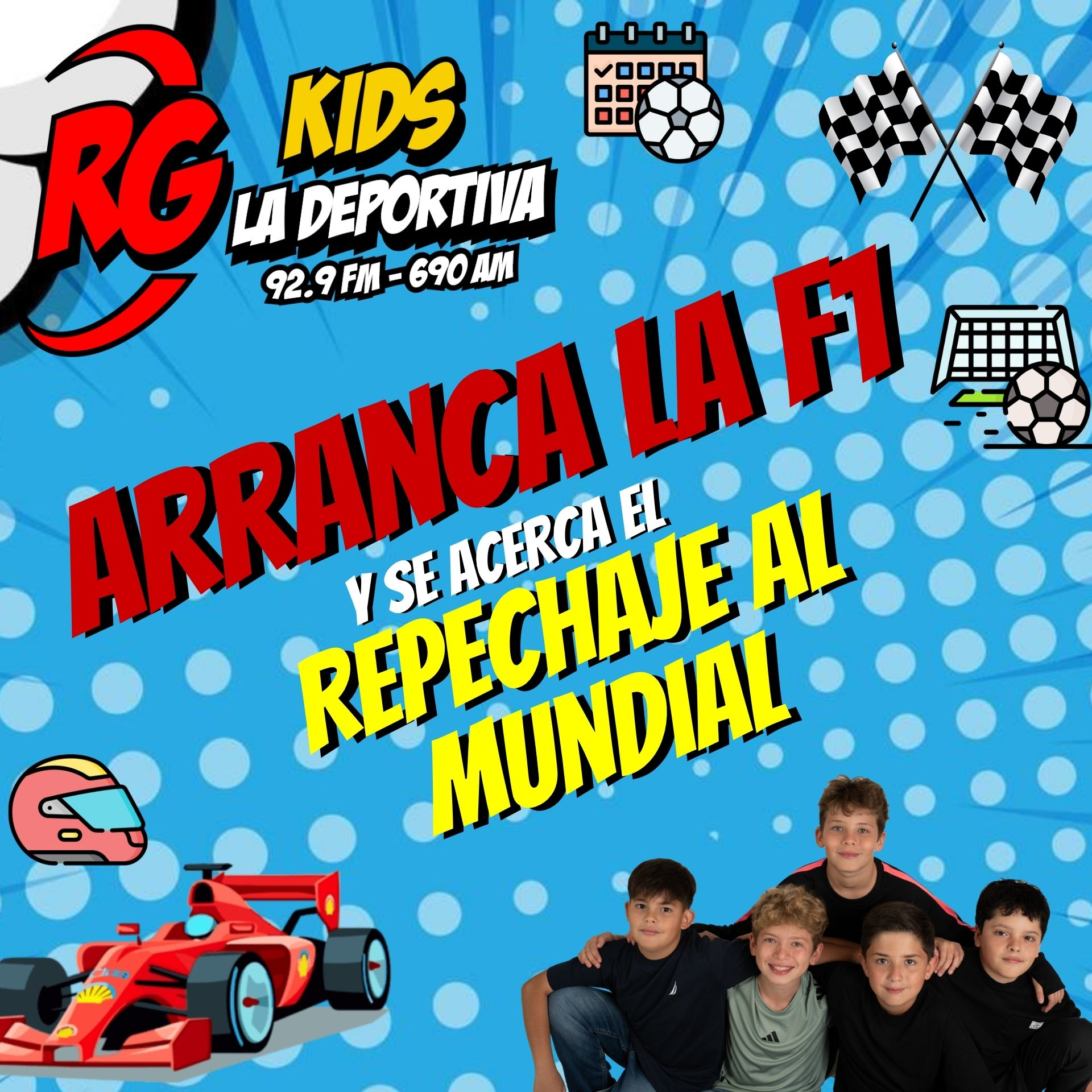 ¡Menú Deportivo RG KIDS: F1, Béisbol, Esports y Sobremesa Mundialista! episode artwork