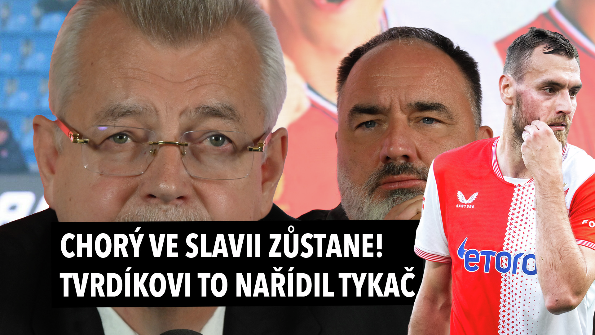 Tiskovka Slavie | Chorý se vrací do týmu. TVRDÍK: Nařídil mi to Tykač. Co reakce Trpišovského?