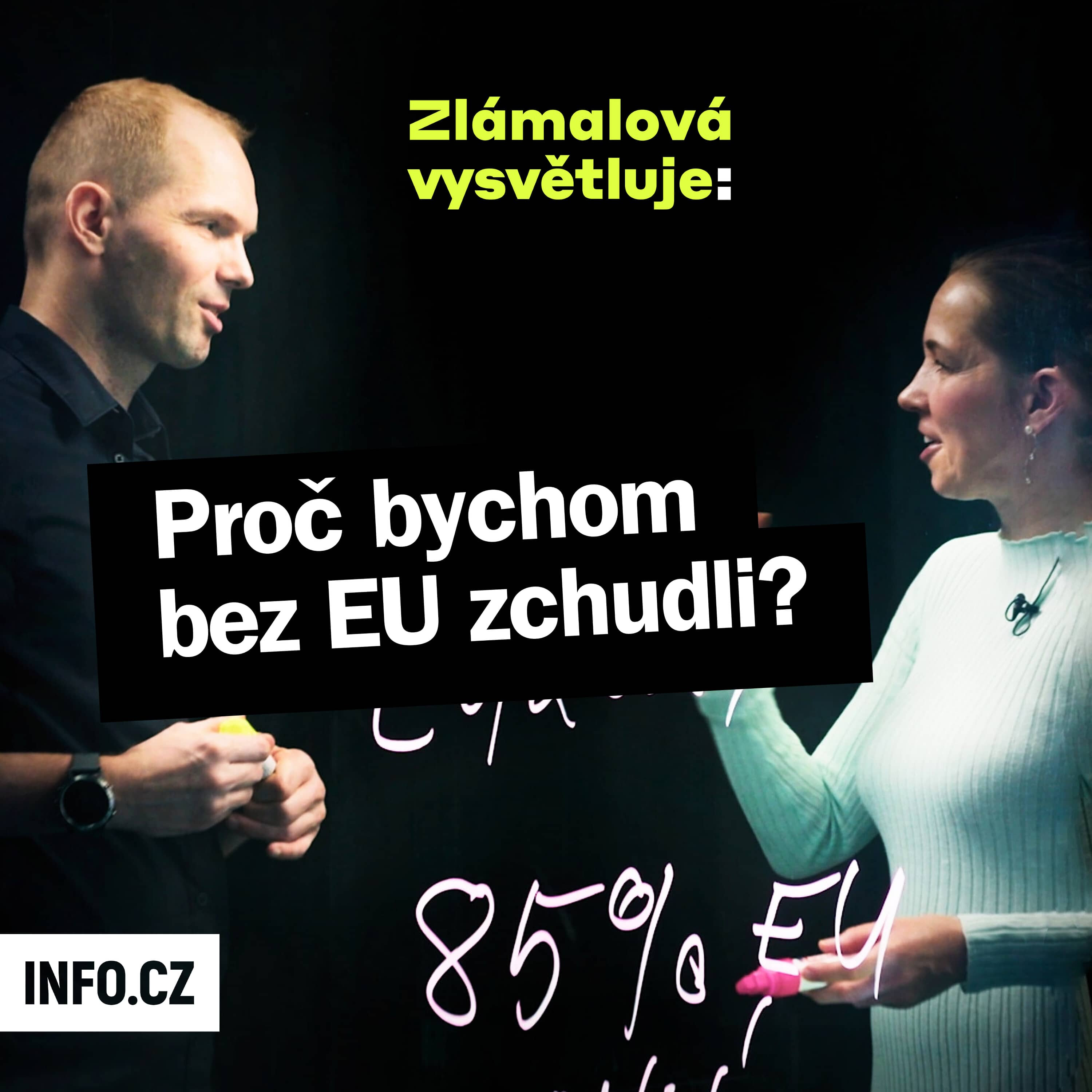 Zlámalová vysvětluje: Česko z členství v EU těží, czexit by znamenal zchudnutí až o 40 procent