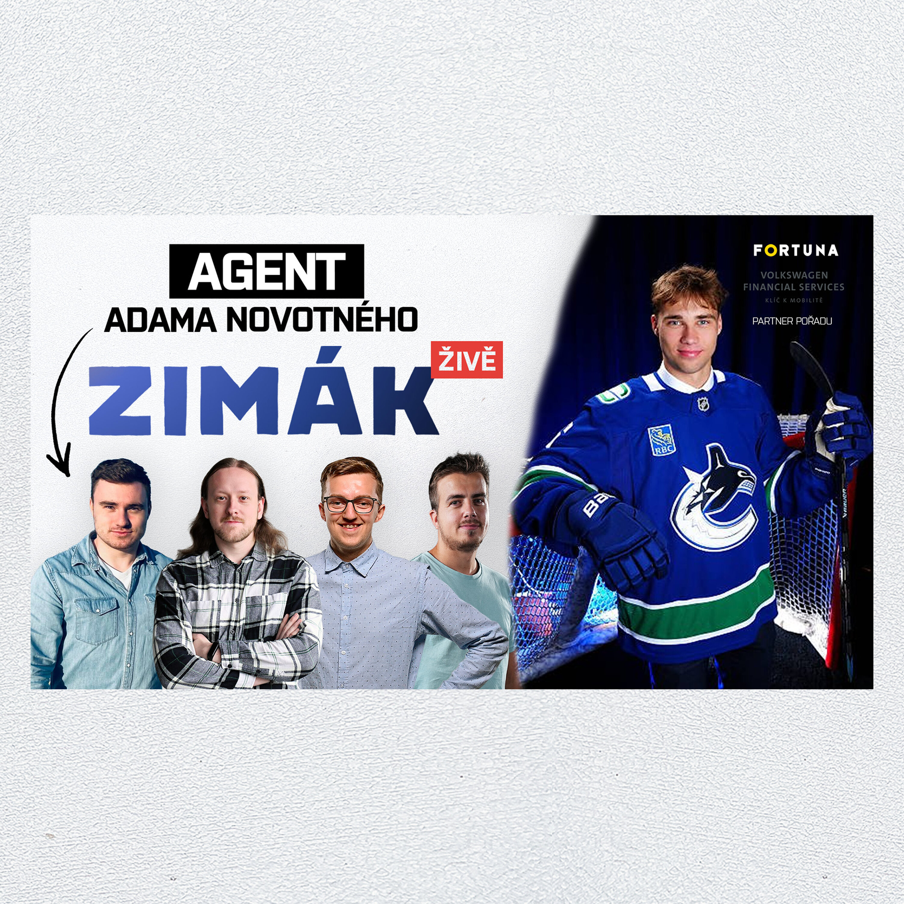 Zimák ŽIVĚ | Novotný a draft NHL. Proč odešel z Hradce? Agent popisuje zákulisí