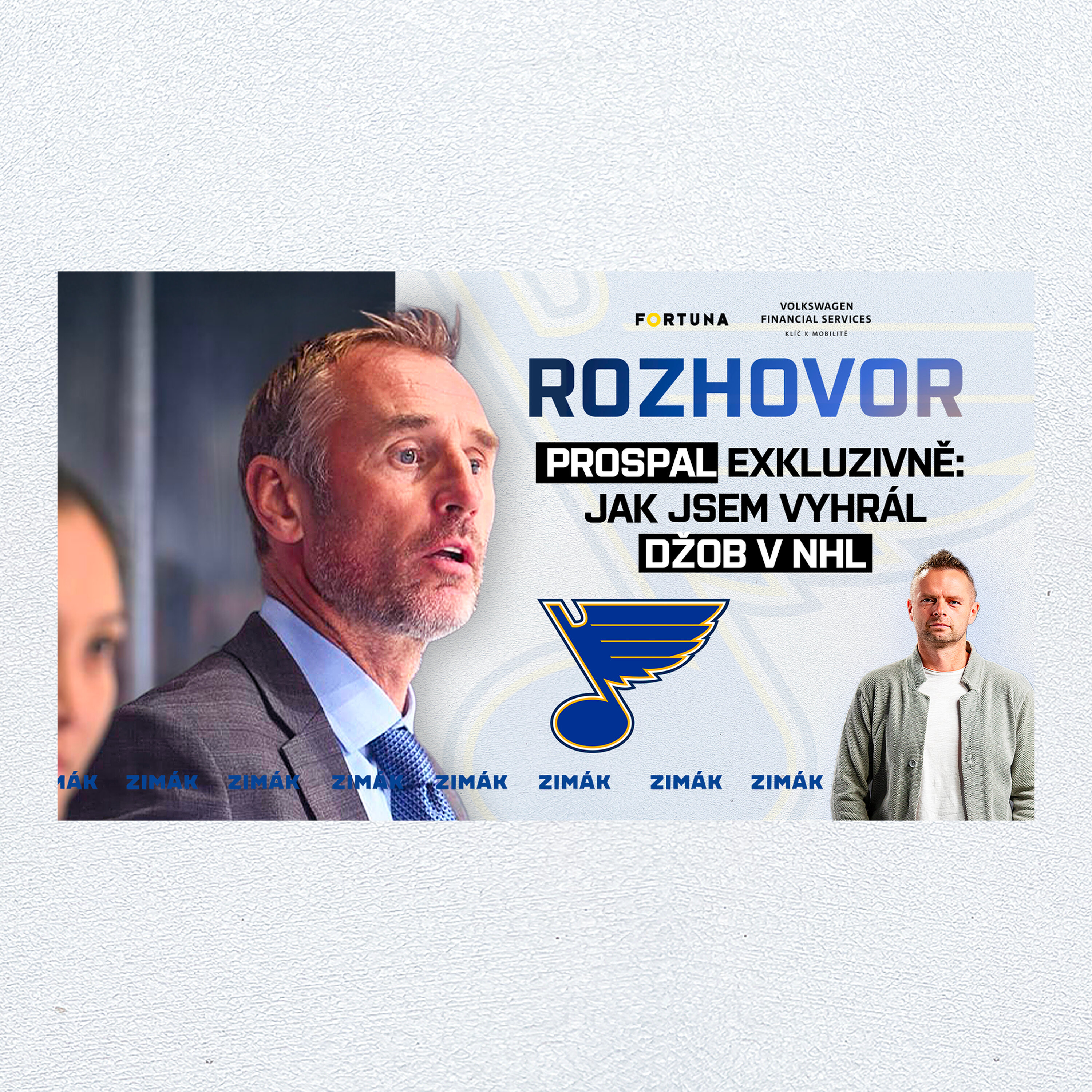 Zimák s Prospalem: Detaily získání práce v St. Louis. Byly i slzy. Česko moc negratulovalo
