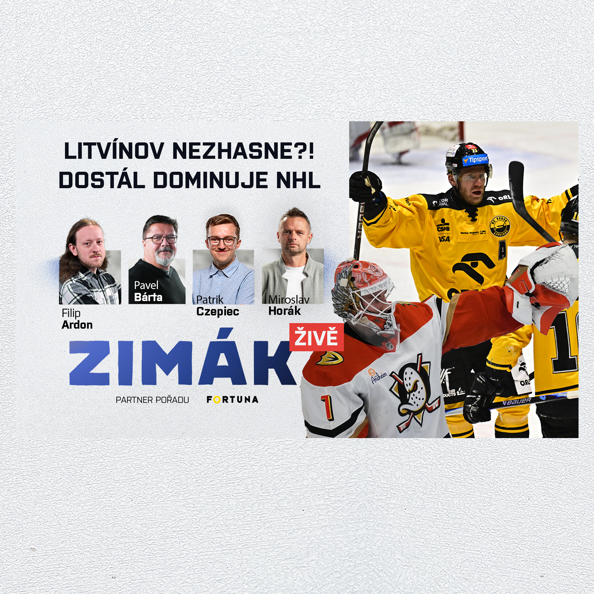 Zimák ŽIVĚ | Reichel trénuje Litvínov! Pardubicím se upsal Sedlák. Pokuty na Spartě