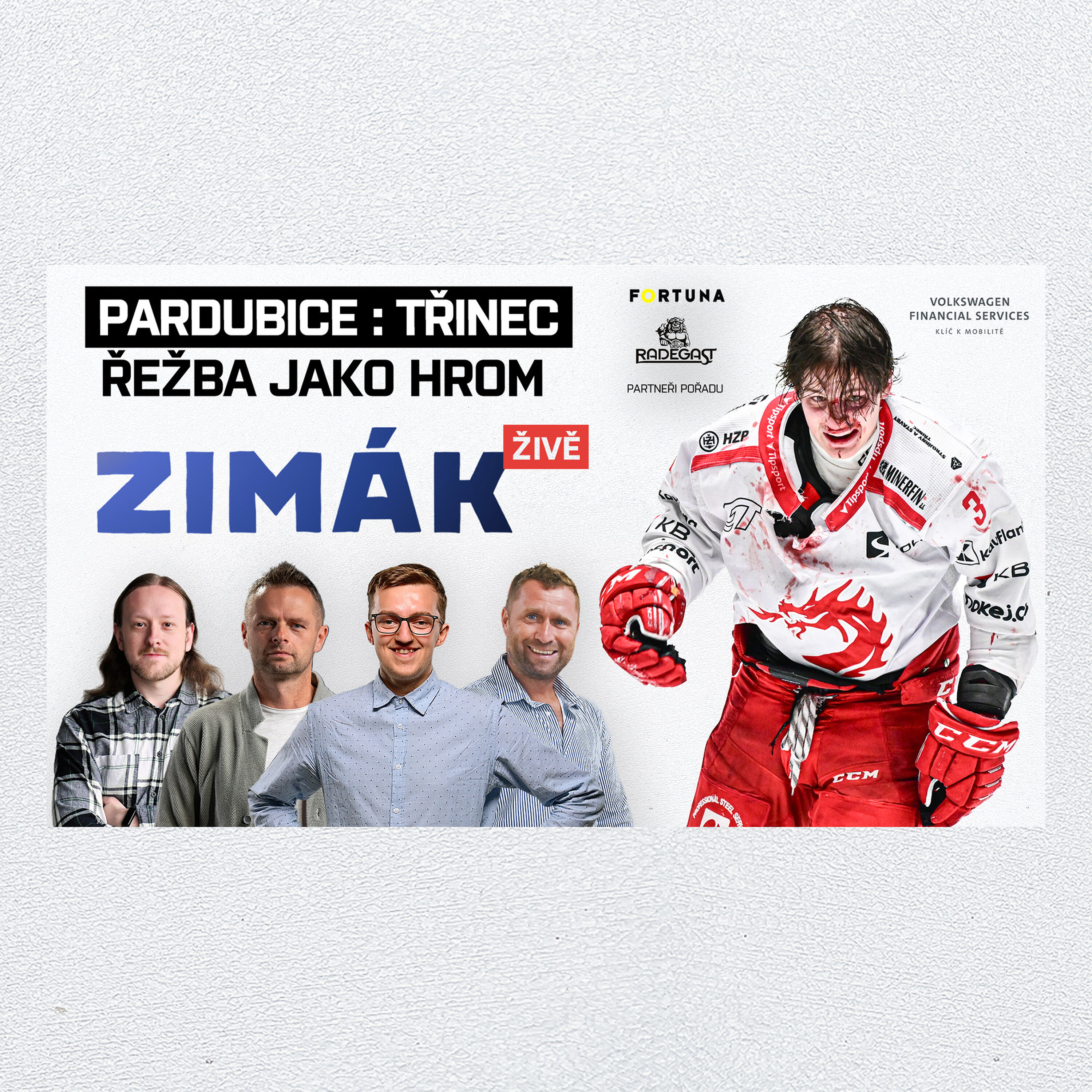 Zimák ŽIVĚ | Sikorova krev, emoce i démon Červenka. Finále v plné palbě. Co baráž?
