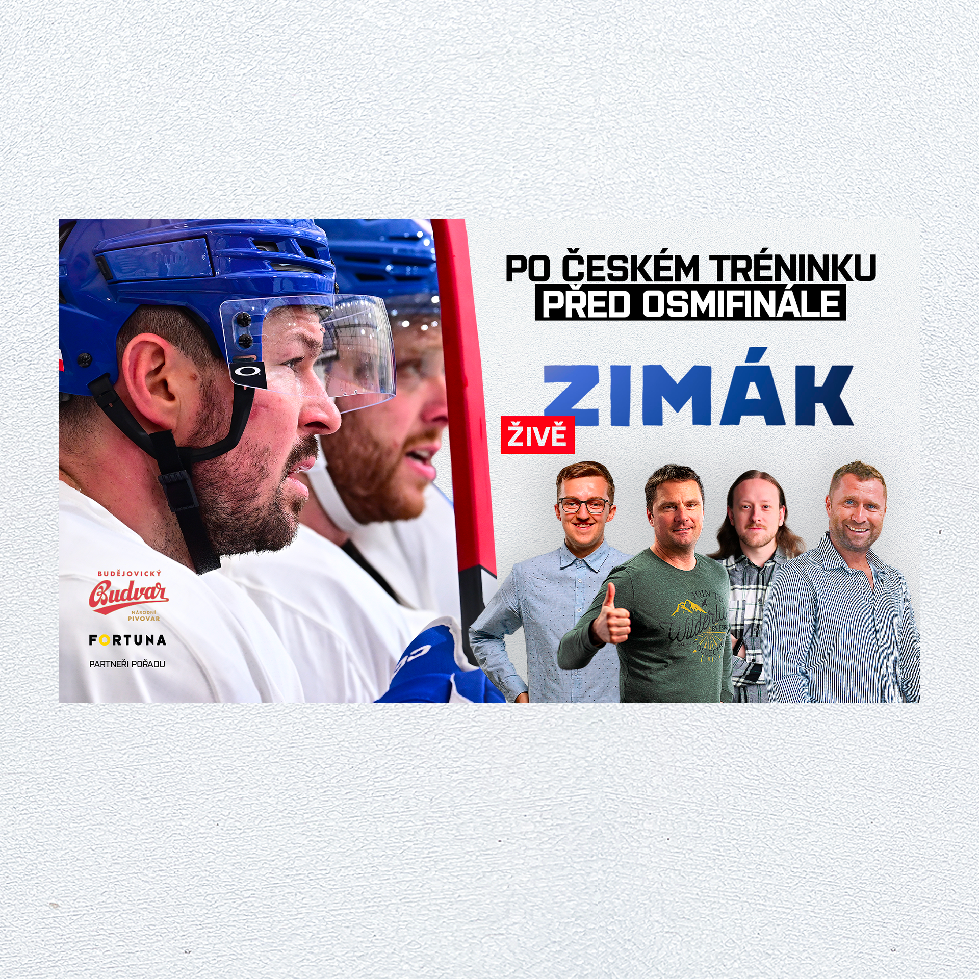 Zimák ŽIVĚ | Česko vs. Dánsko! A pak Kanada? Pastrňákova role, Rulík a budoucnost