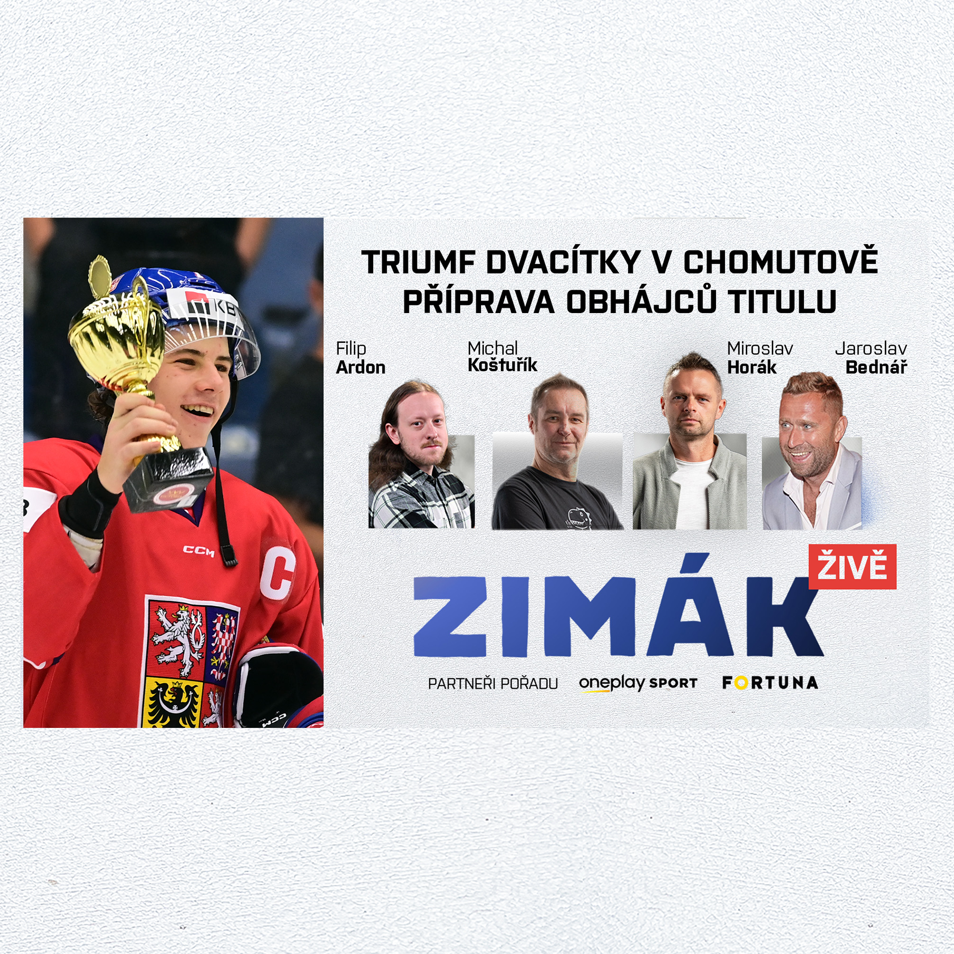 Zimák ŽIVĚ | Král má šanci na ZOH, ale musí i bránit. Bude Jágrovi stačit čtvrtá lajna?