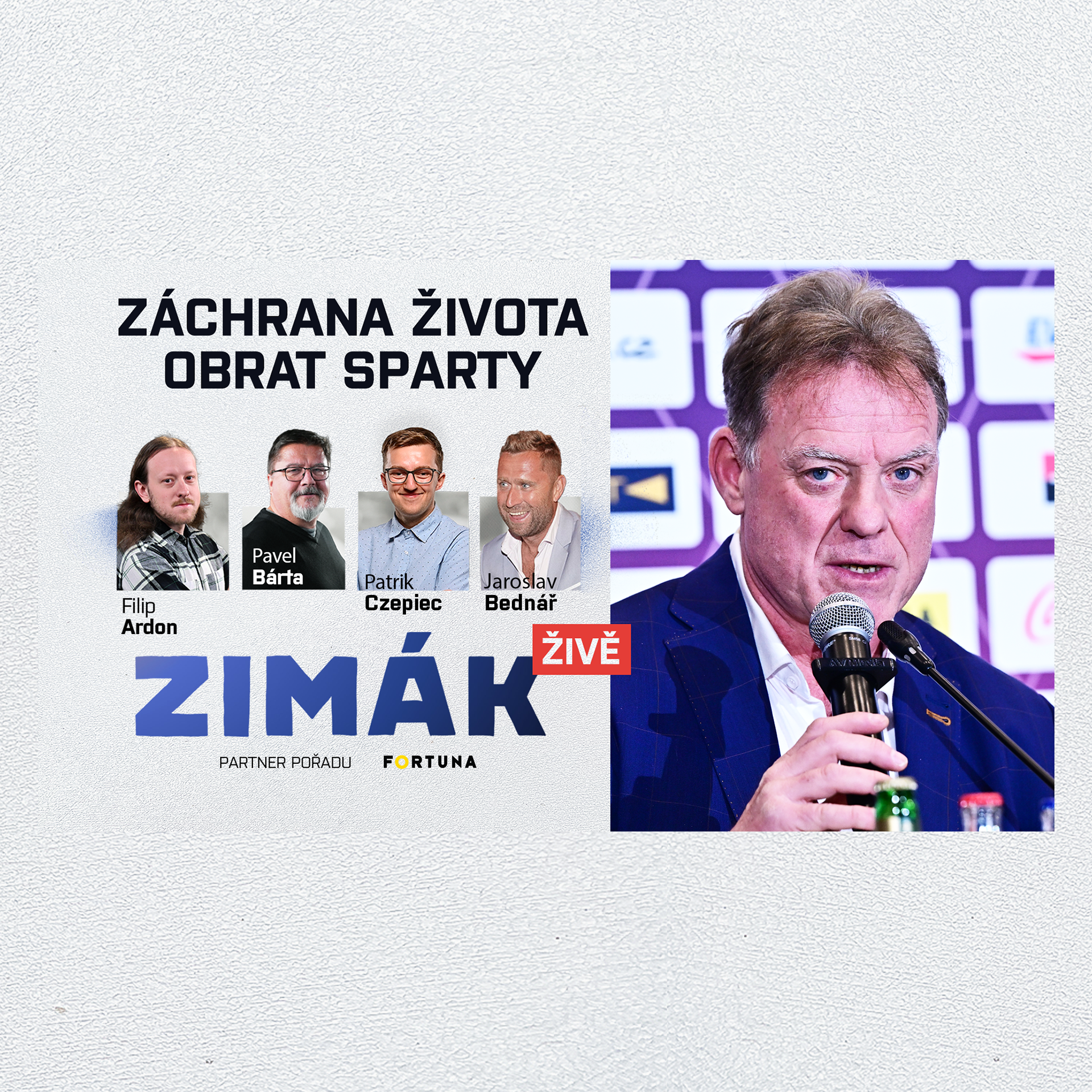 Zimák ŽIVĚ | Rulík (ne)komunikoval s hráči? V Ostravě zachránili diváka, podpis Sparty