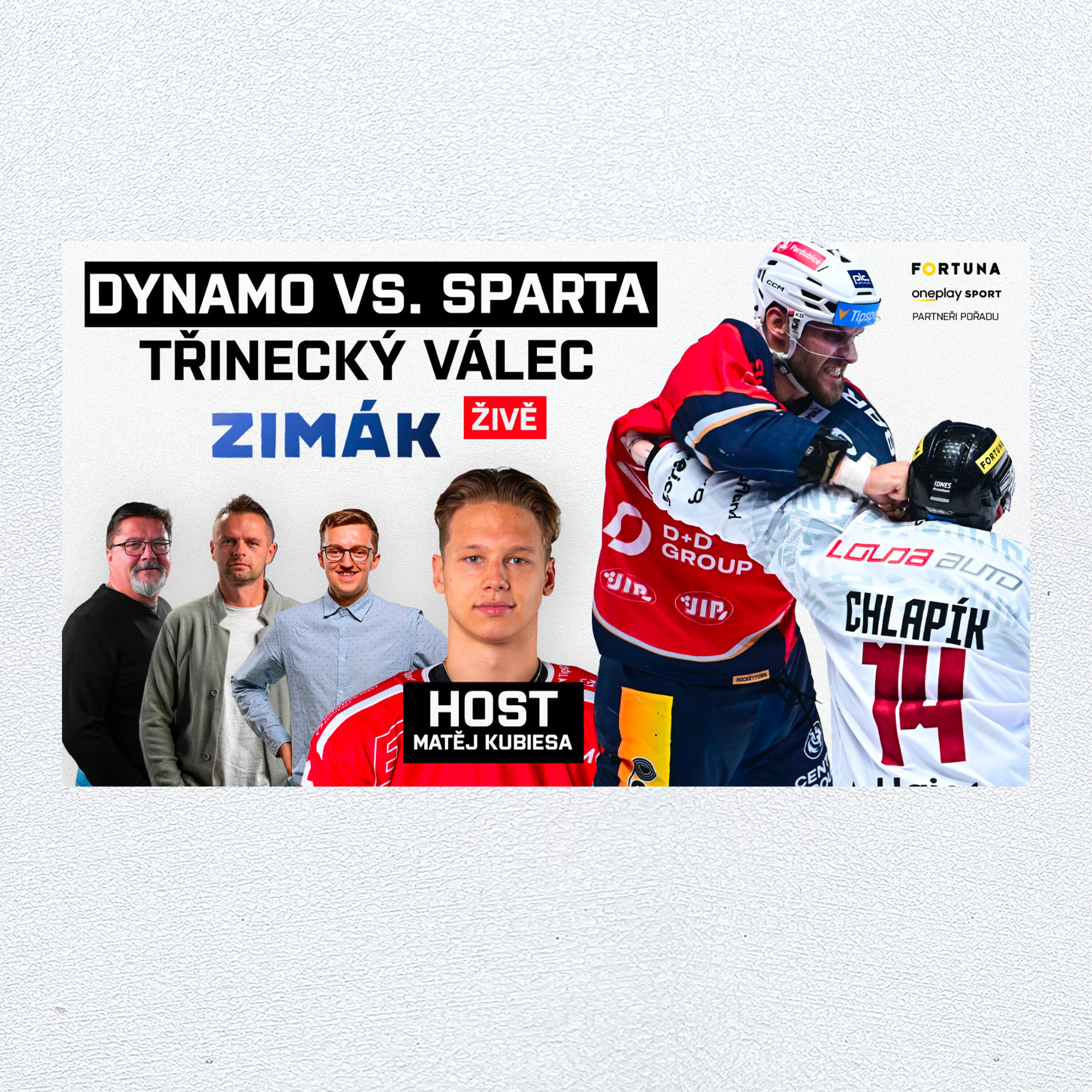 Živě s Kubiesou: Třinec dál dominuje. Tomášek se mstil Spartě, Irving je v Kometě