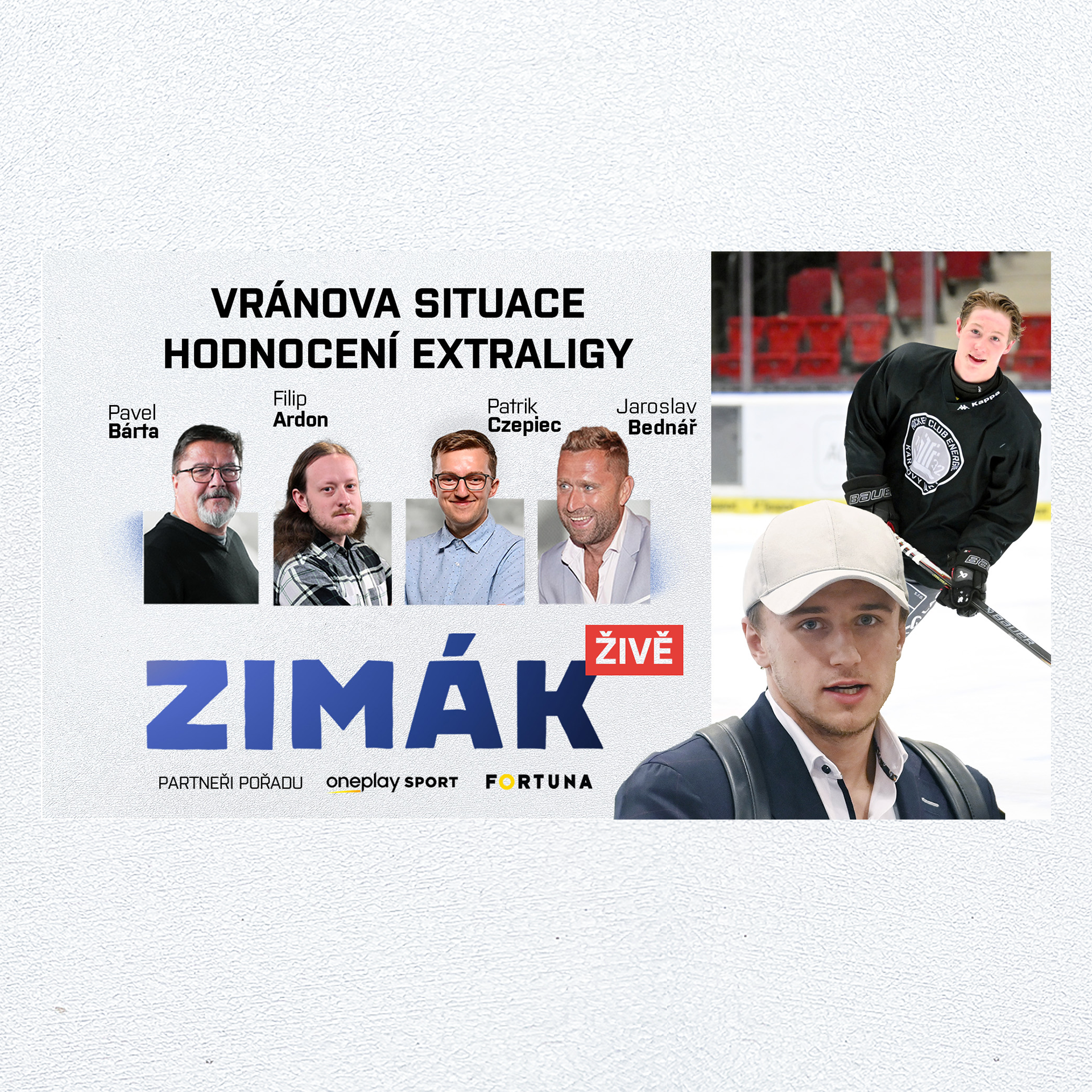 Zimák ŽIVĚ | 16letá raketa Tomek, bída Kladna. Co je s Vránou ve Švédsku?