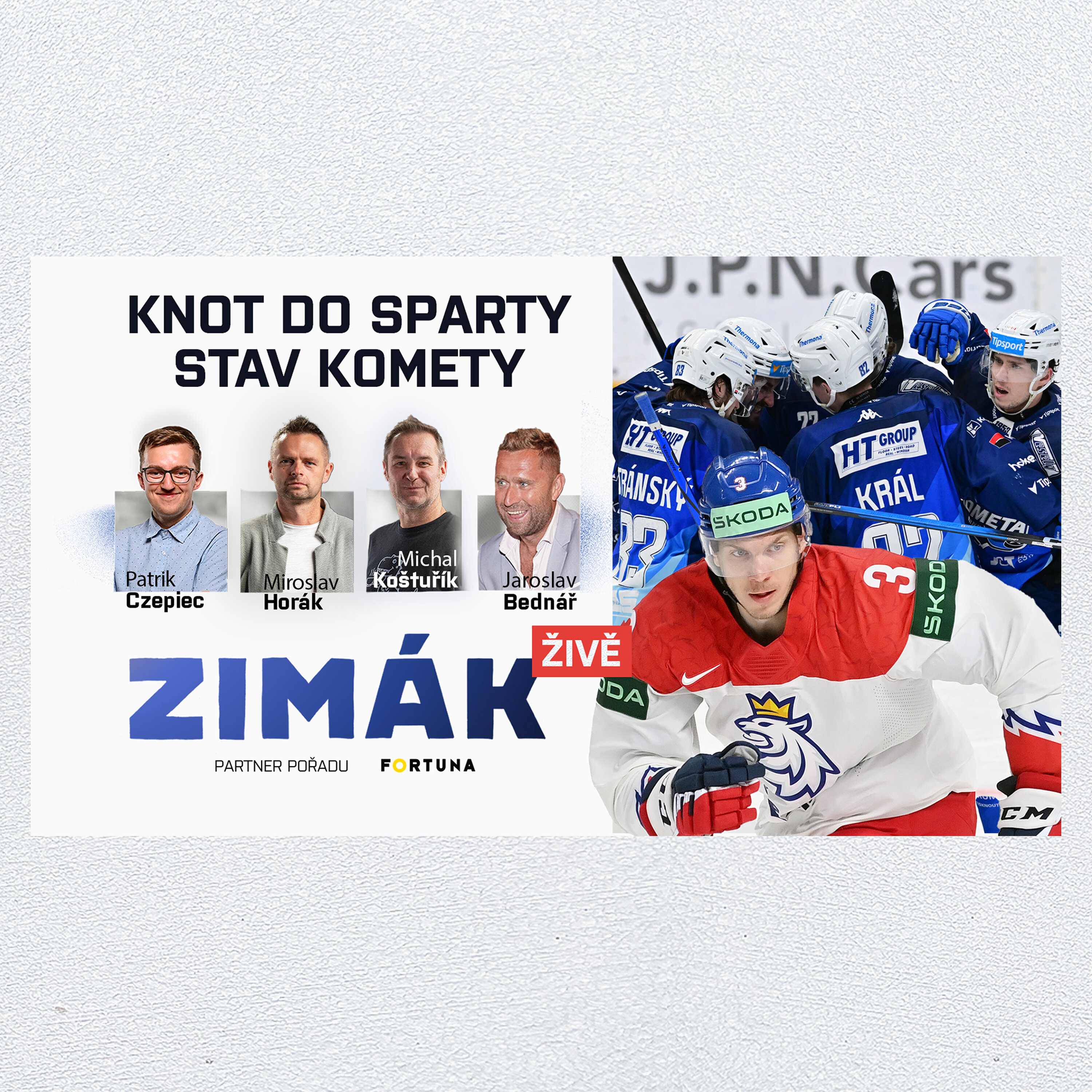 Zimák ŽIVĚ | Propad Sparty, má Knota. Naštvaní Tygři. Co hala pro ZOH?