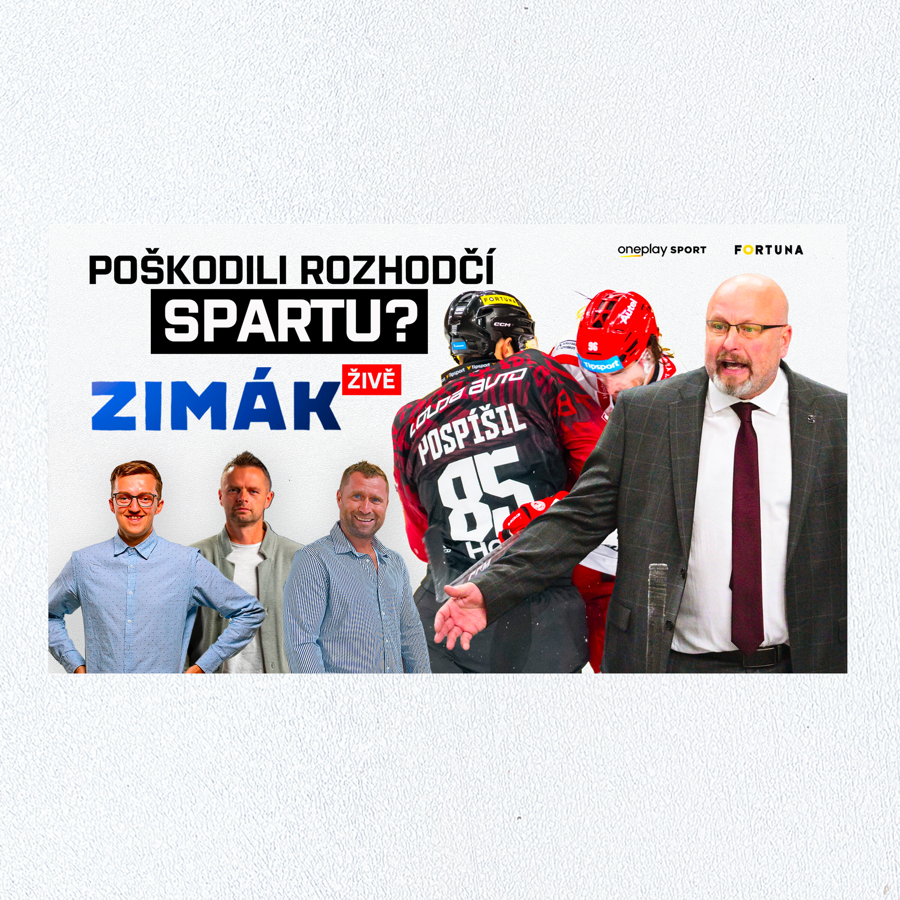 Měl jít Růžička na Spartě ven? Ščotka v Pardubicích, Frodlův konflikt | Zimák ŽIVĚ