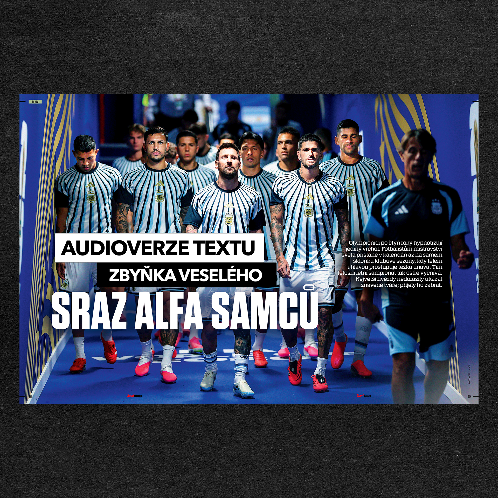 Audiočlánek | Messi, Mbappé, Haaland a Kane: Fotbalové hvězdy setřásly únavu a září