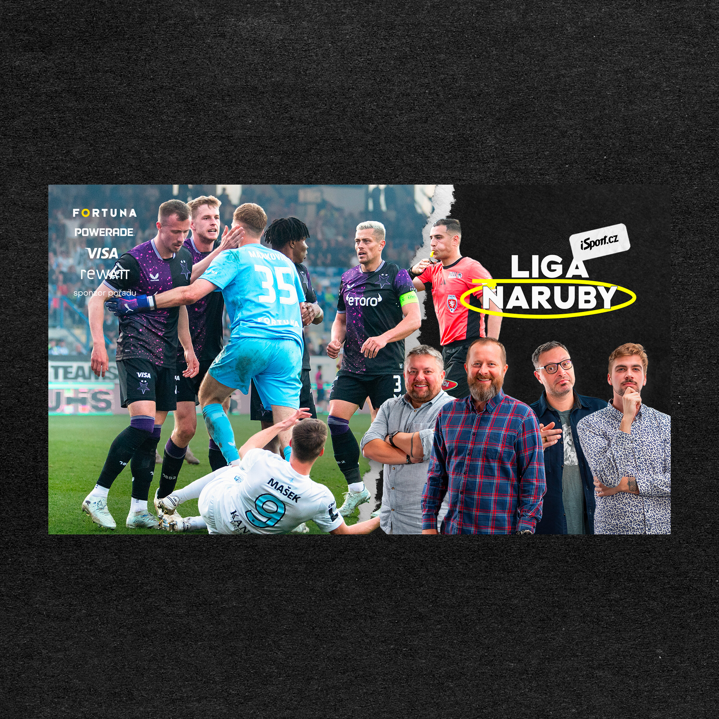Liga naruby | Brutální střet v Liberci, Kuchta chce na MS, sázka o Hapala, co zákroky Azaky a Mosese?