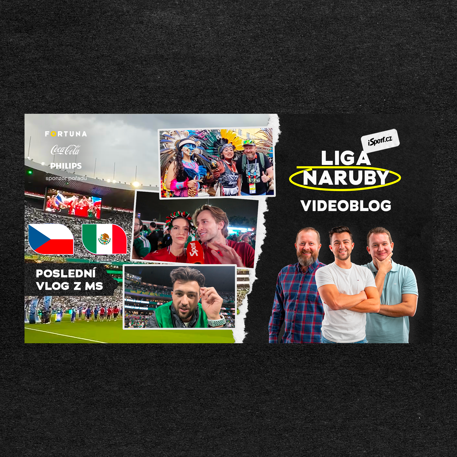 Videoblog | Atmosféra na Aztéckém stadionu brala dech. Jak vypadá zápasový den redaktorů Ligy naruby?